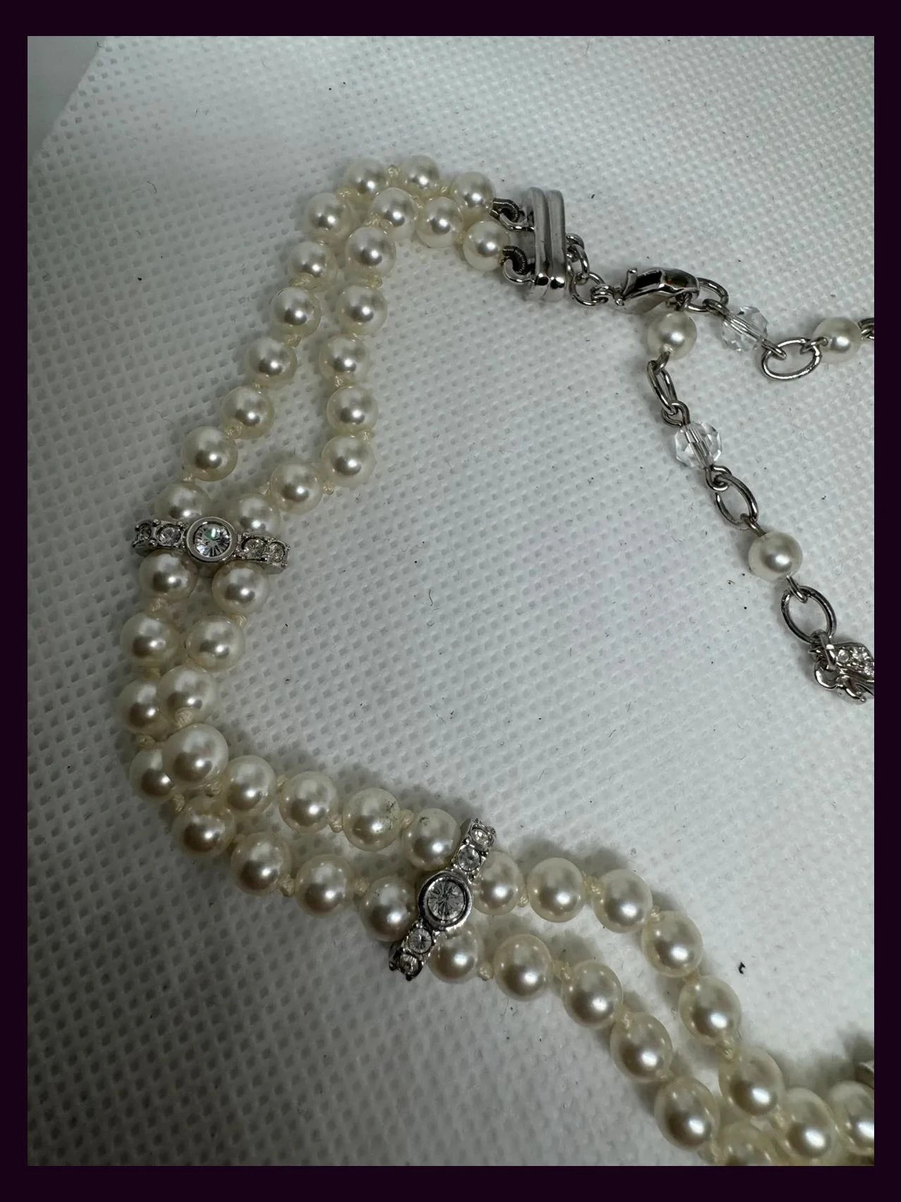 Collar choker perlitas de Swarovski 🦋 – Swarovski 4