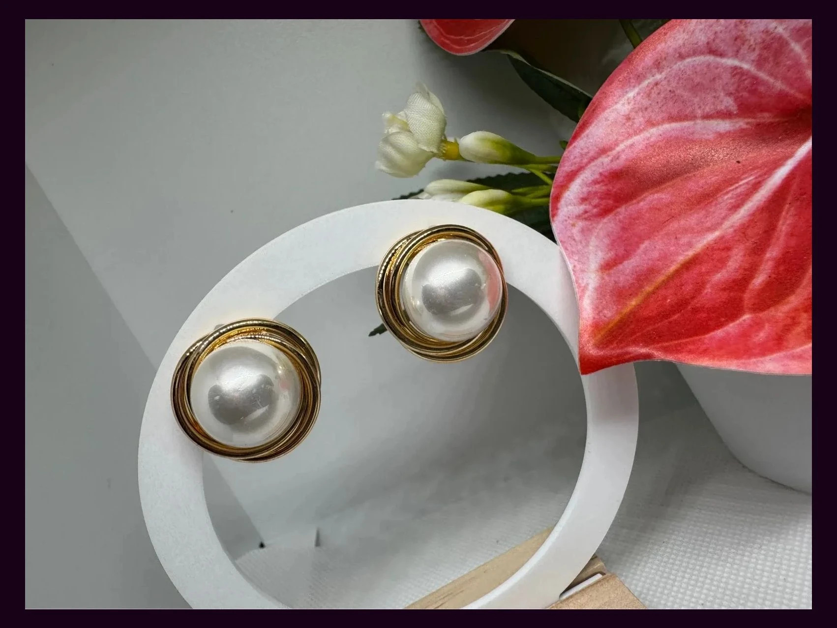 Pendientes dorados vintage 🦋 – Vintage 2