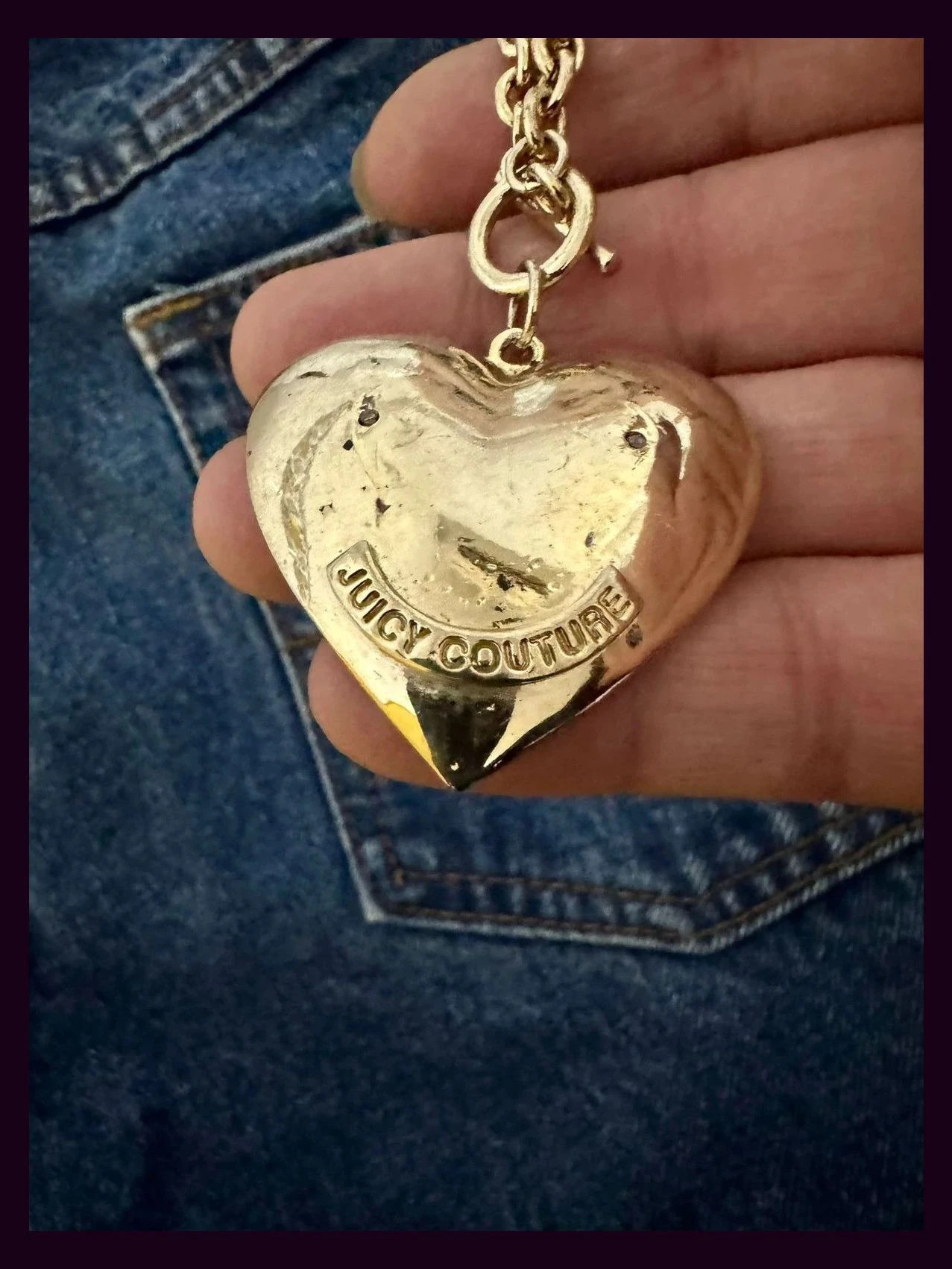 Collar corazón dorado de juicy couture 🦋 – Juicy Couture 4