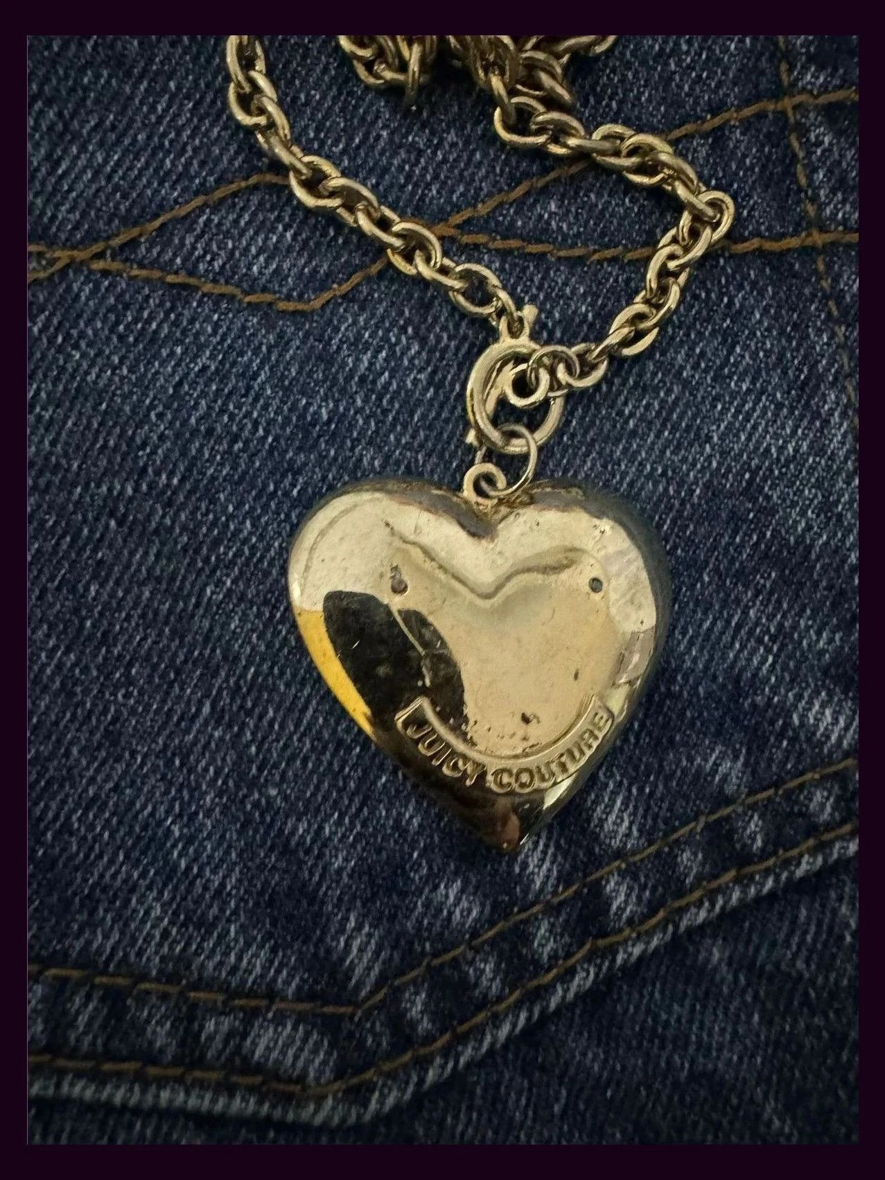 Collar corazón dorado de juicy couture 🦋 – Juicy Couture 2