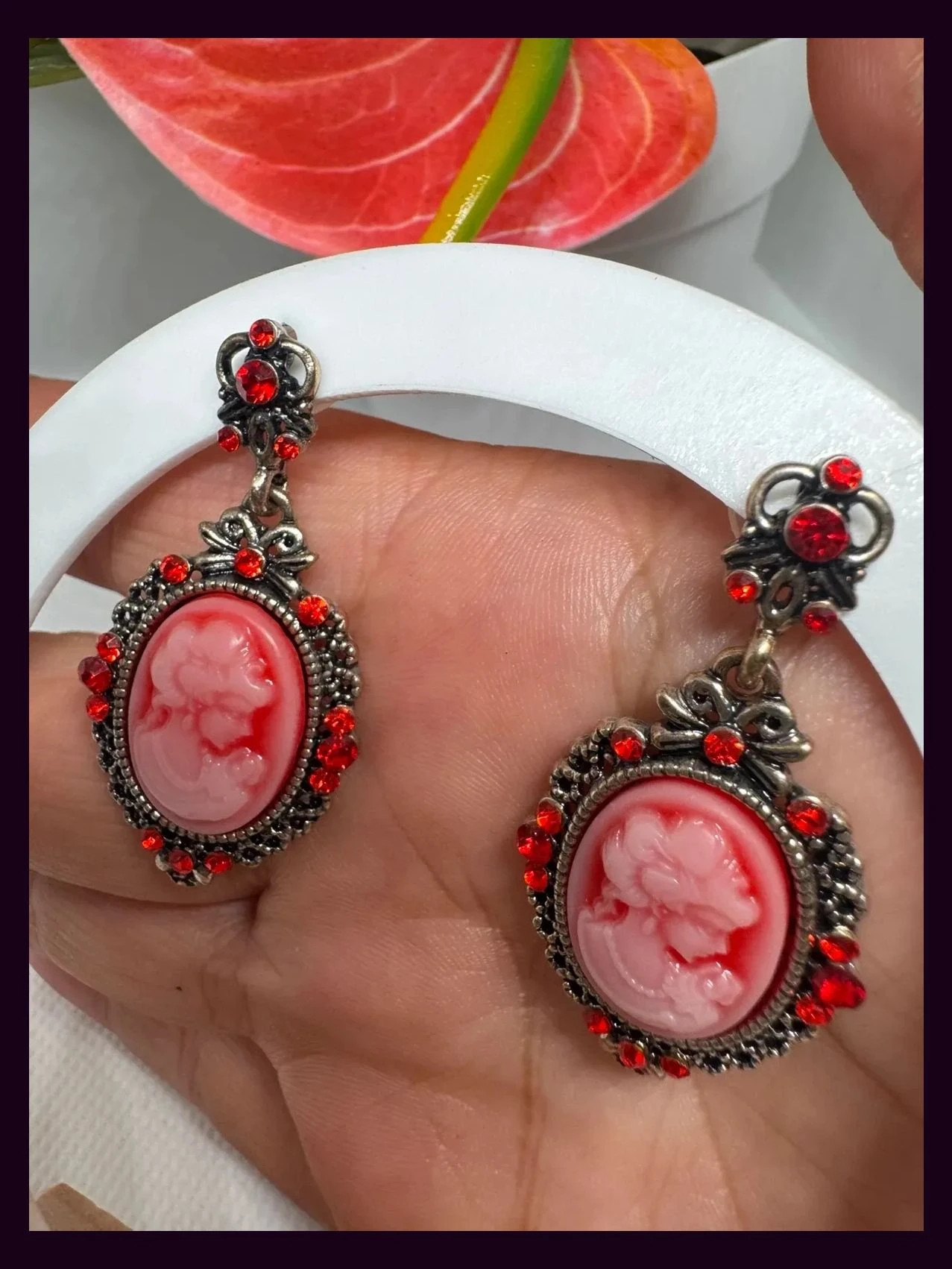 Pendientes plateados vintage 🦋 – Vintage Dressing 3
