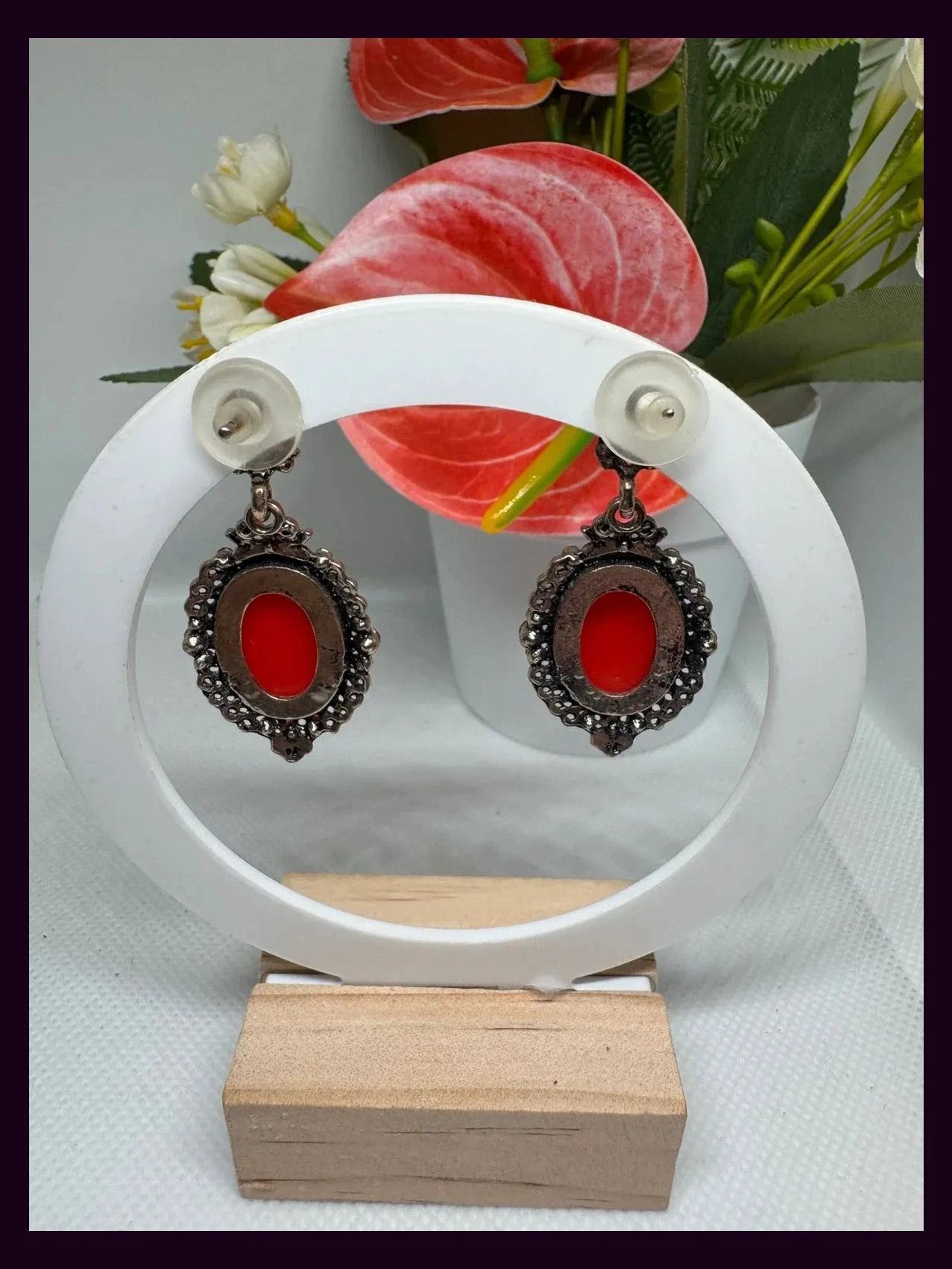 Pendientes plateados vintage 🦋 – Vintage Dressing 4