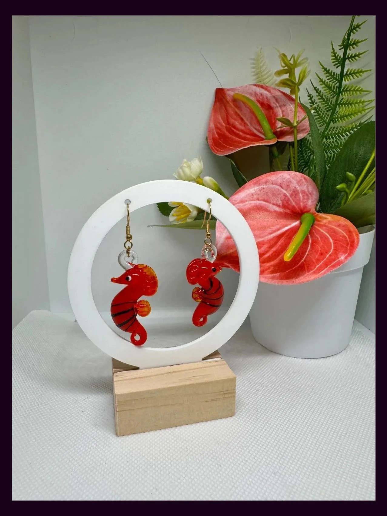 Pendientes acer y cristal 🦋 – La Boutique