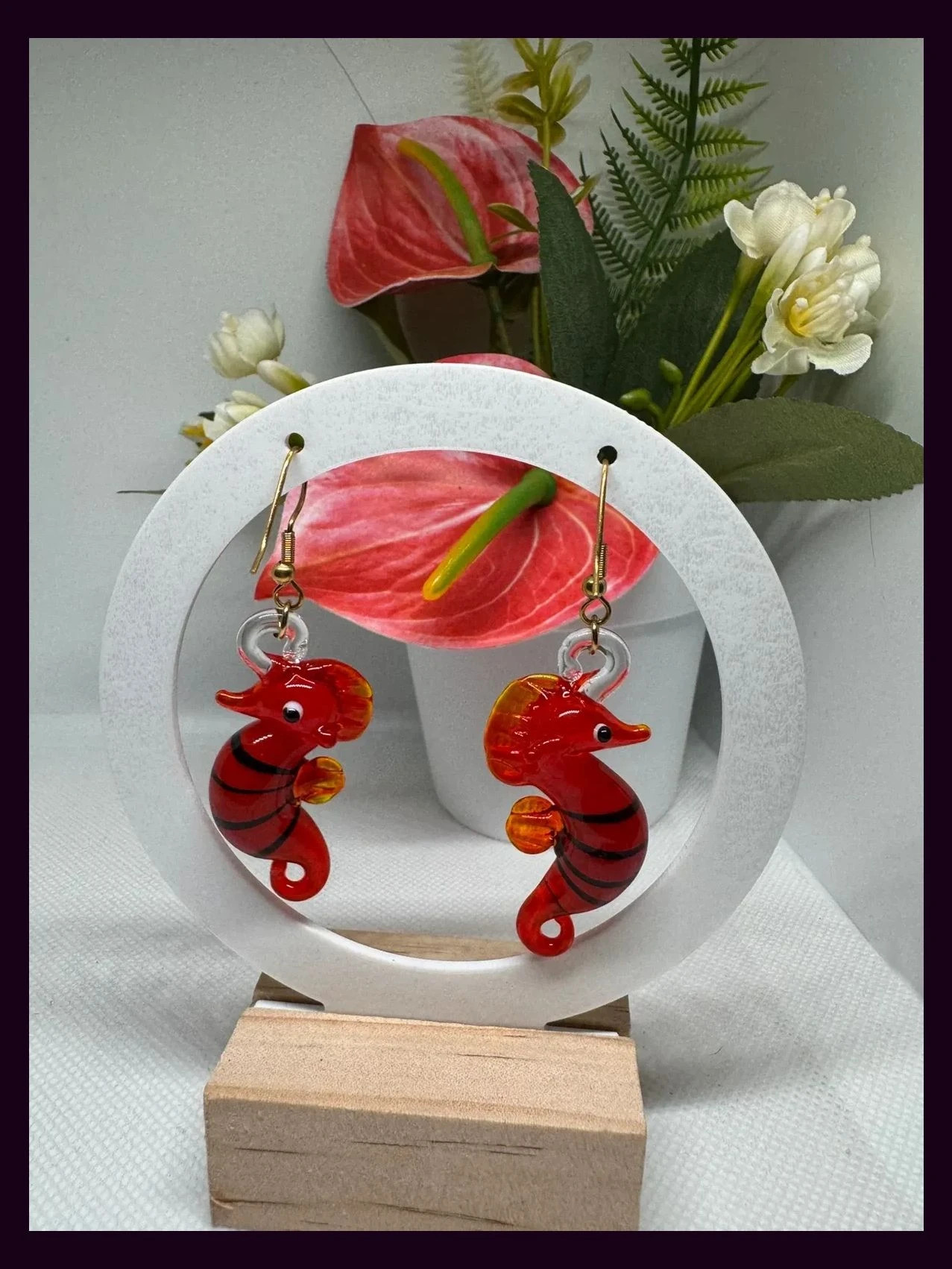 Pendientes acer y cristal 🦋 – La Boutique 3
