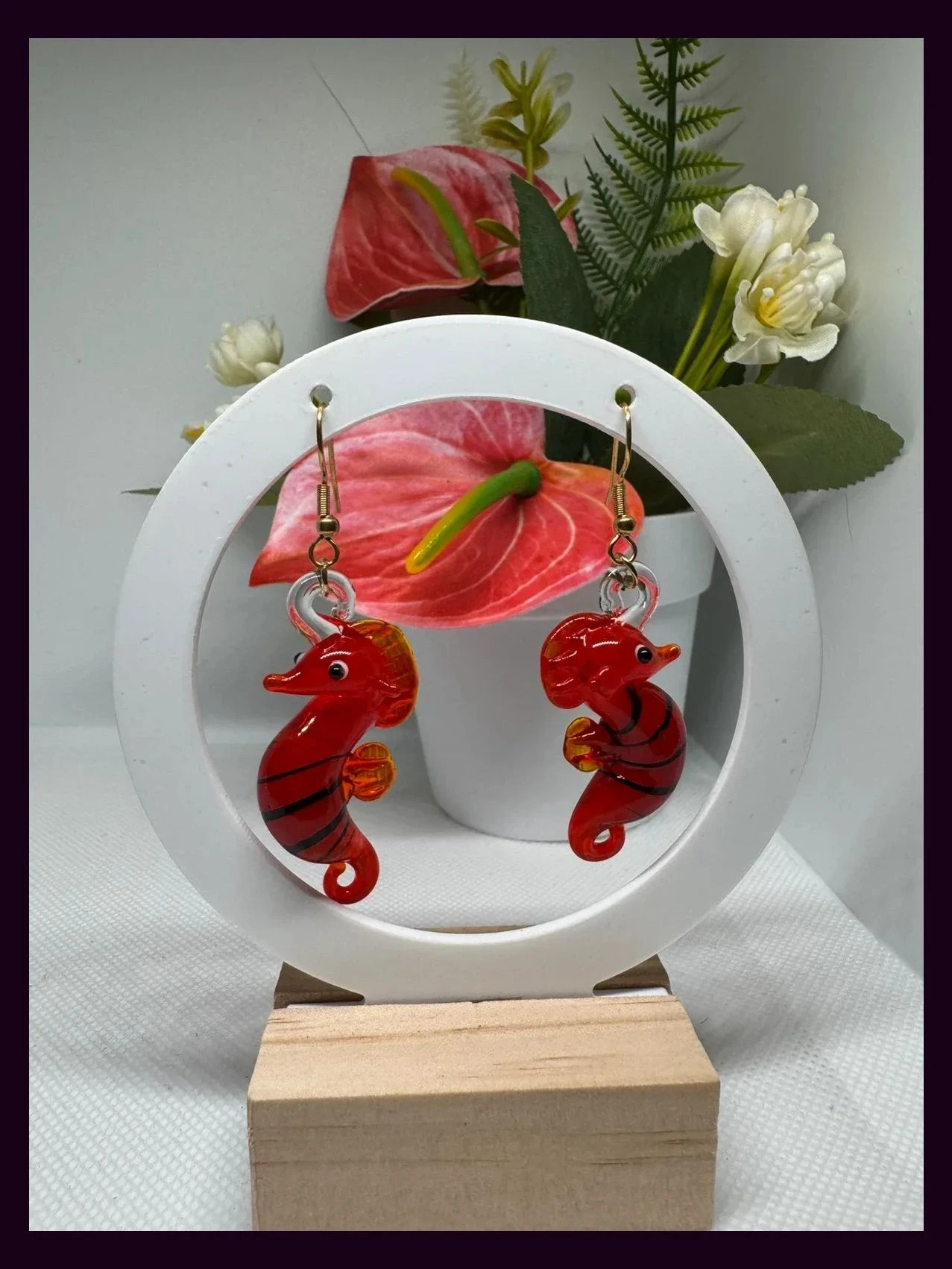 Pendientes acer y cristal 🦋 – La Boutique 2