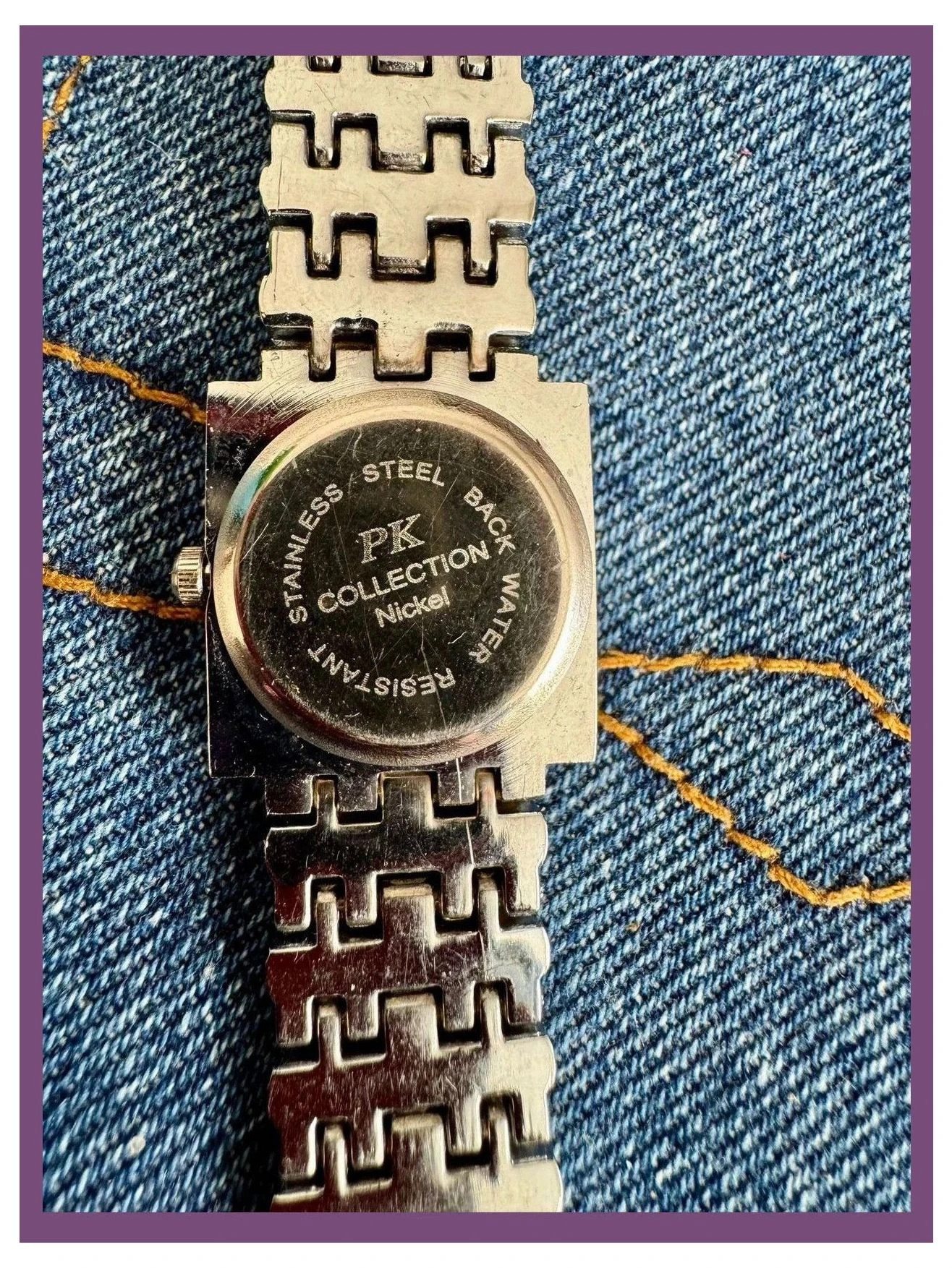Reloj pedrería de acero 🦋 – PK – taille Taille unique 2