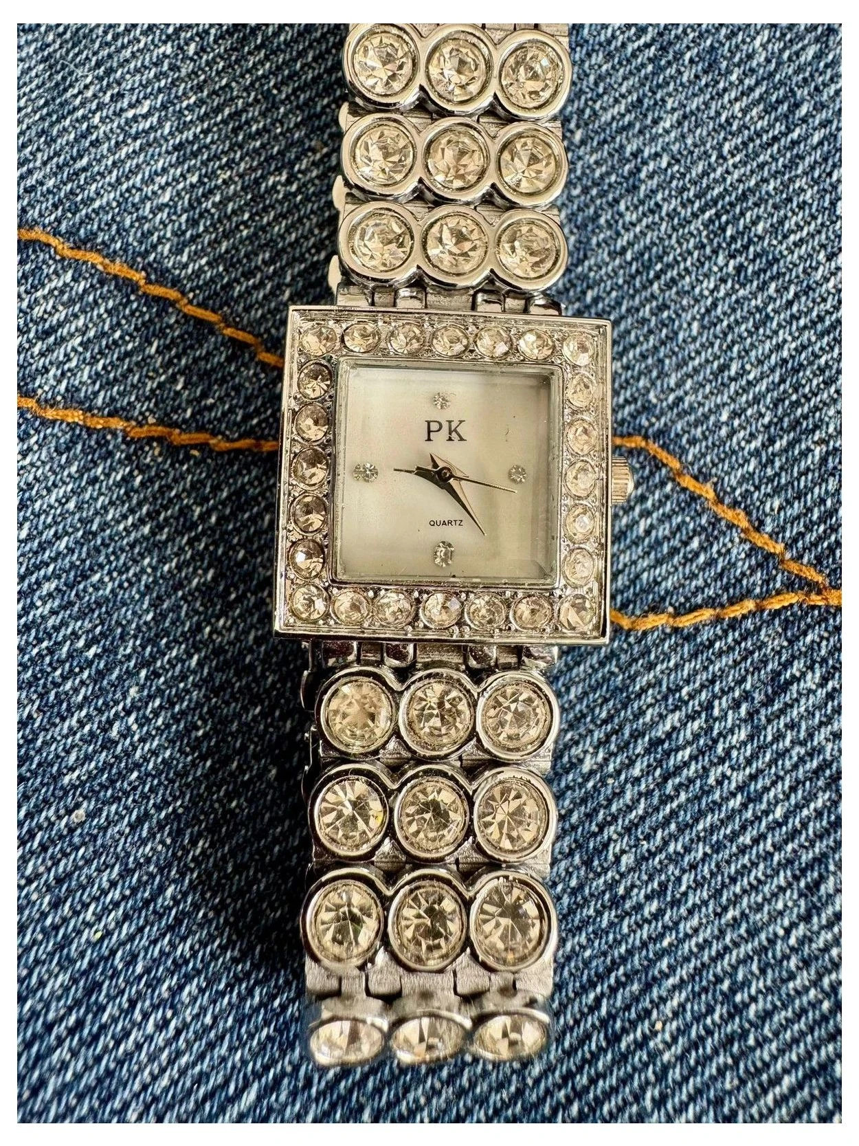 Reloj pedrería de acero 🦋 – PK – taille Taille unique 3
