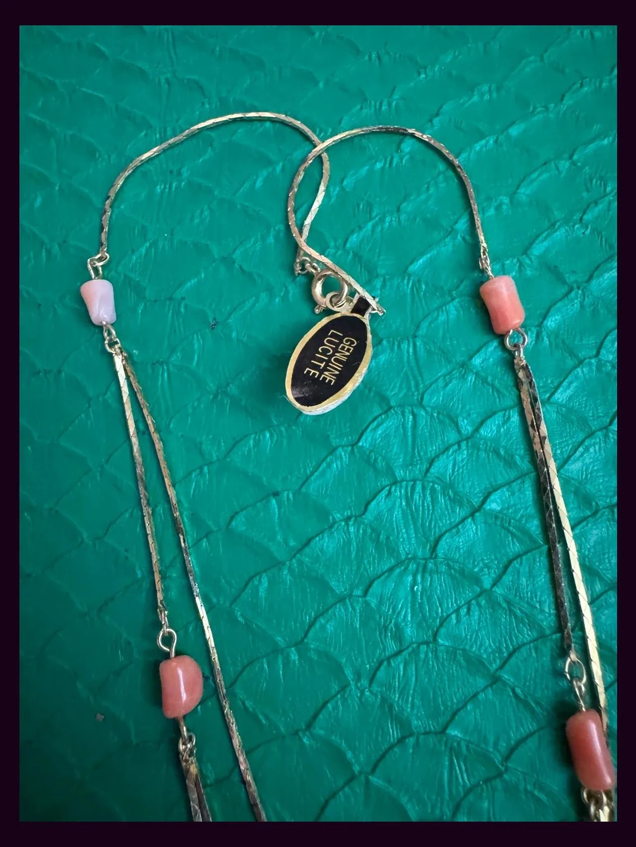 Collar triple vintage baño oro 🦋 – Vintage 3