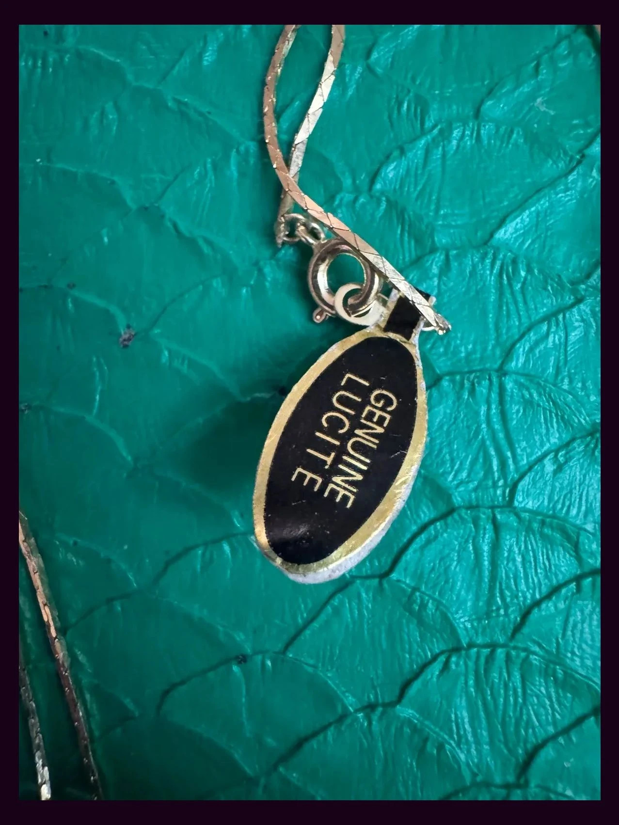 Collar triple vintage baño oro 🦋 – Vintage 5