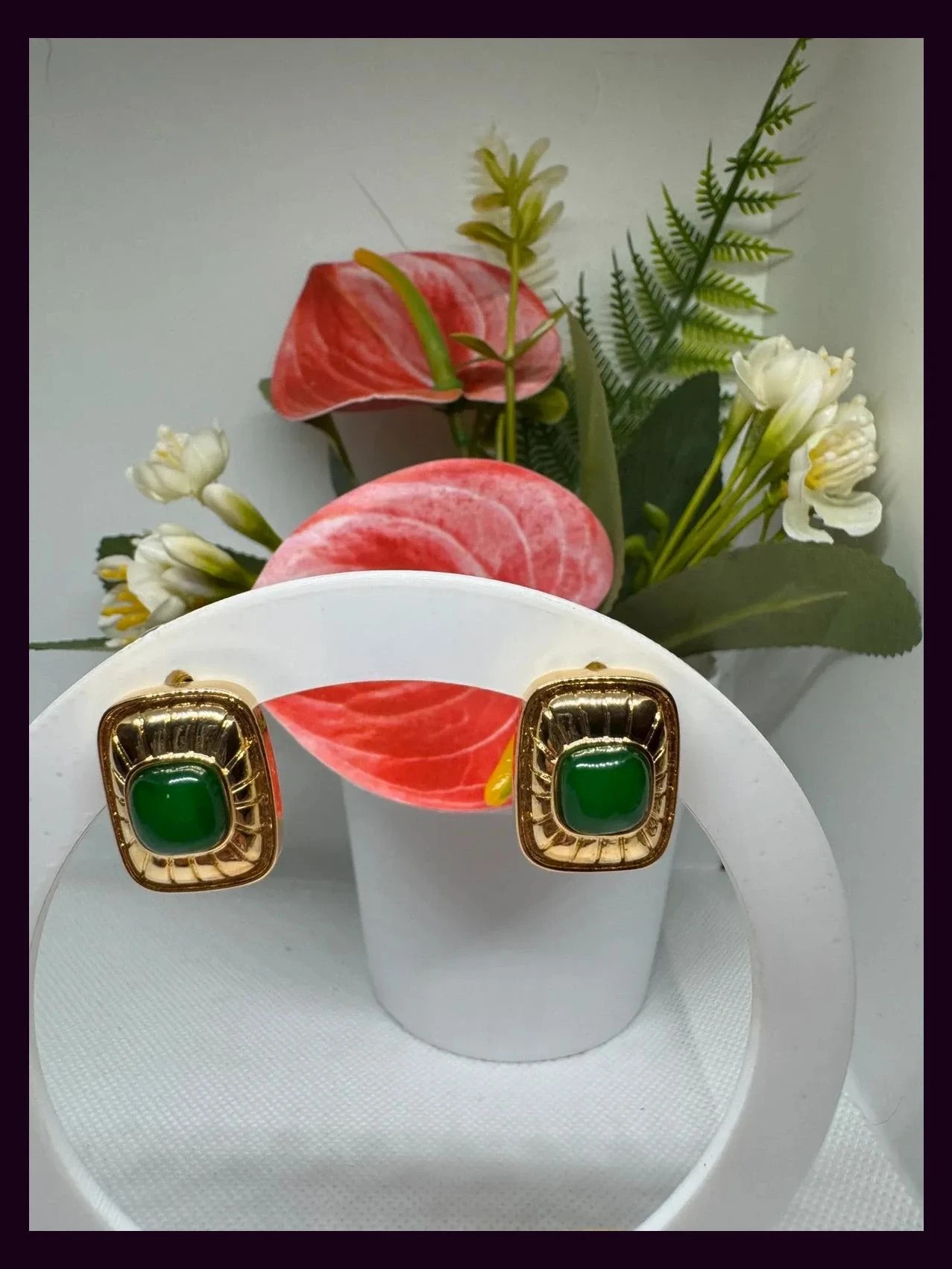 Pendientes dorados vintage 🦋 – Vintage 2