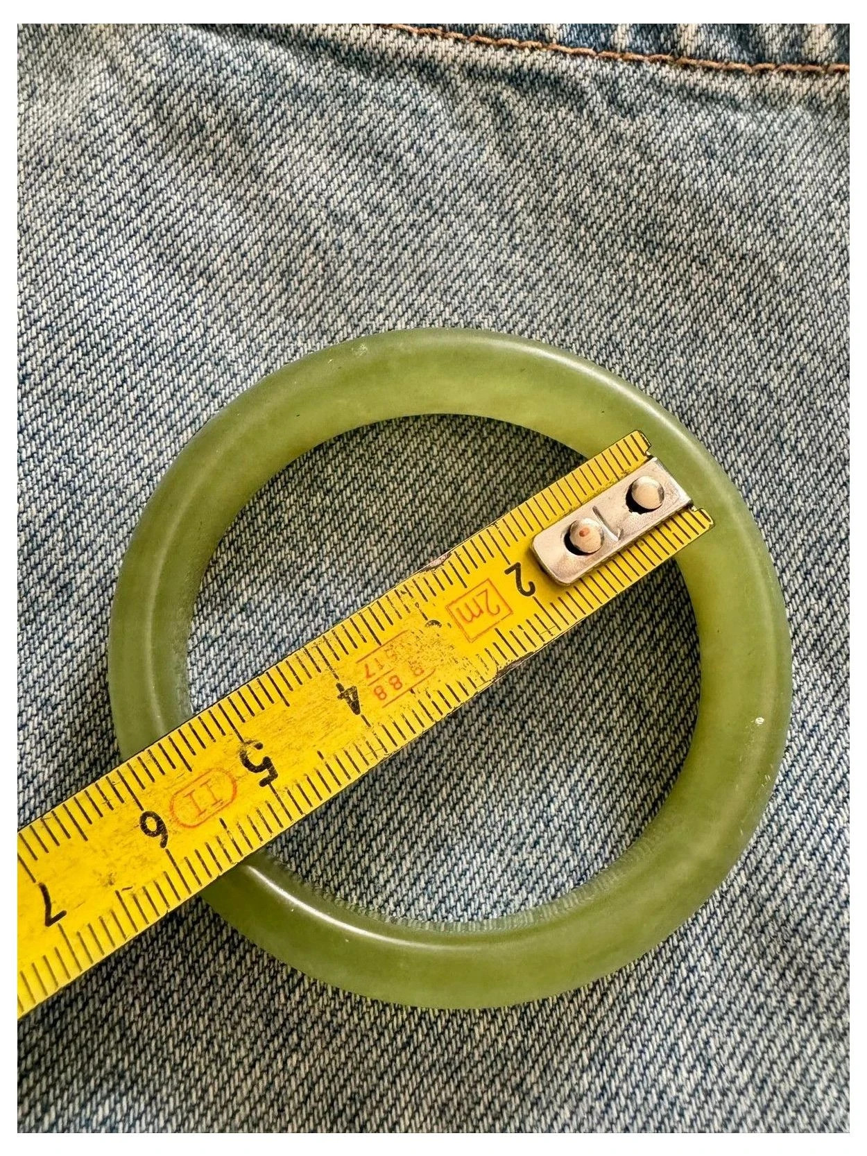 Brazalete piedra jade verde natural 🦋 – Jade 4