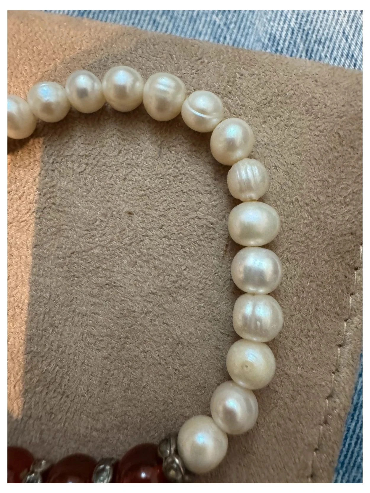 Pulsera vintage perlas de río 🦋 – Vintage Dressing 3