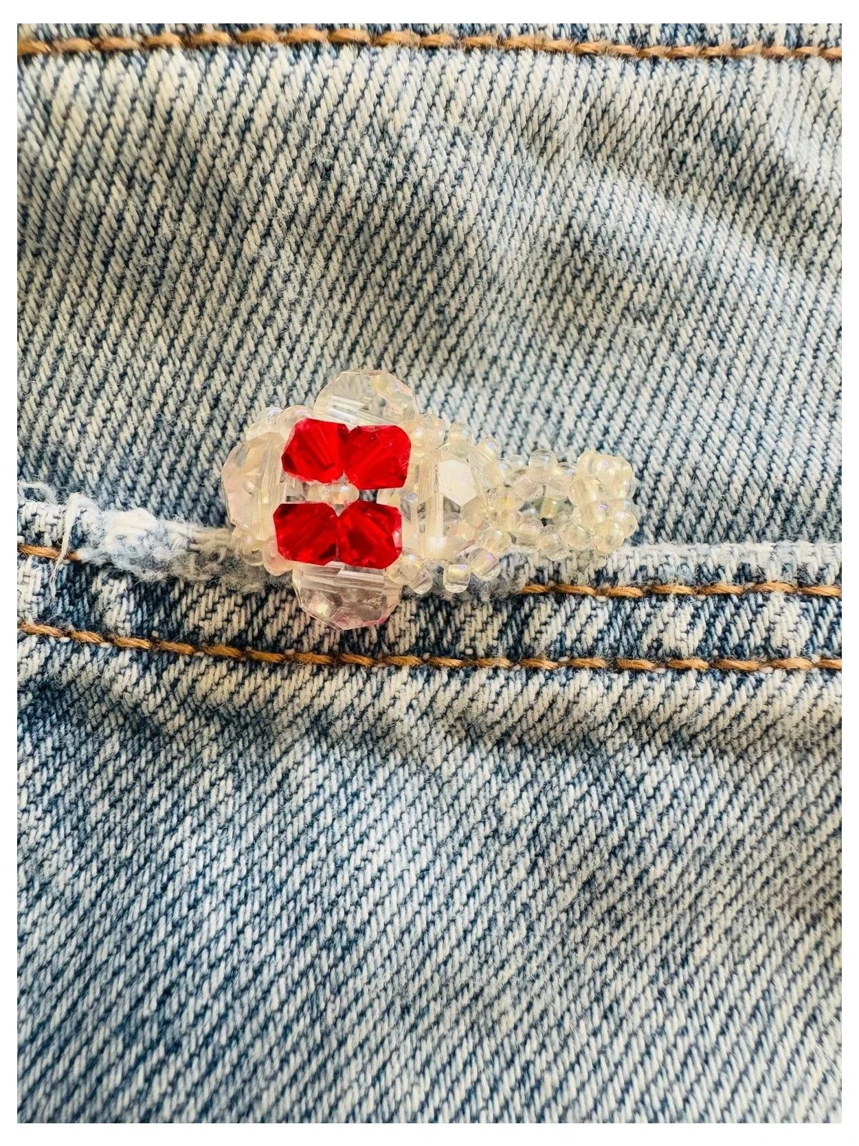 Anillo piedras vintage 🦋 – Vintage Dressing – taille Ajustable 2