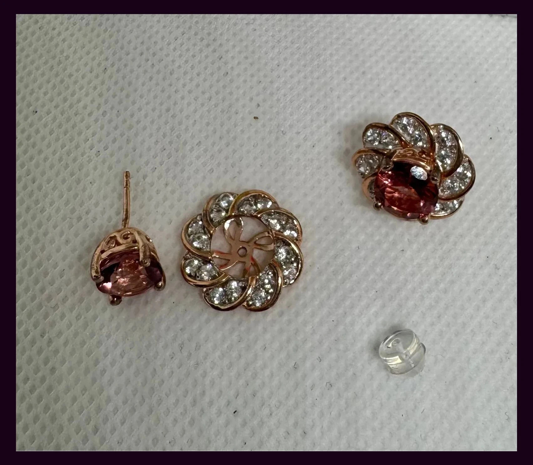 Pendientes 2 en 1 ,plata 925 bañados oro , de india 🦋 – Plata de Ley 5