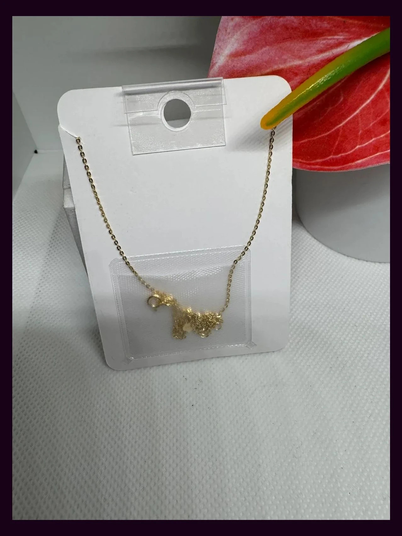 Collar plata 925 bañado oro , ideal para regalo , se envía con caja y certificado de joyería 🦋 – Plata 5