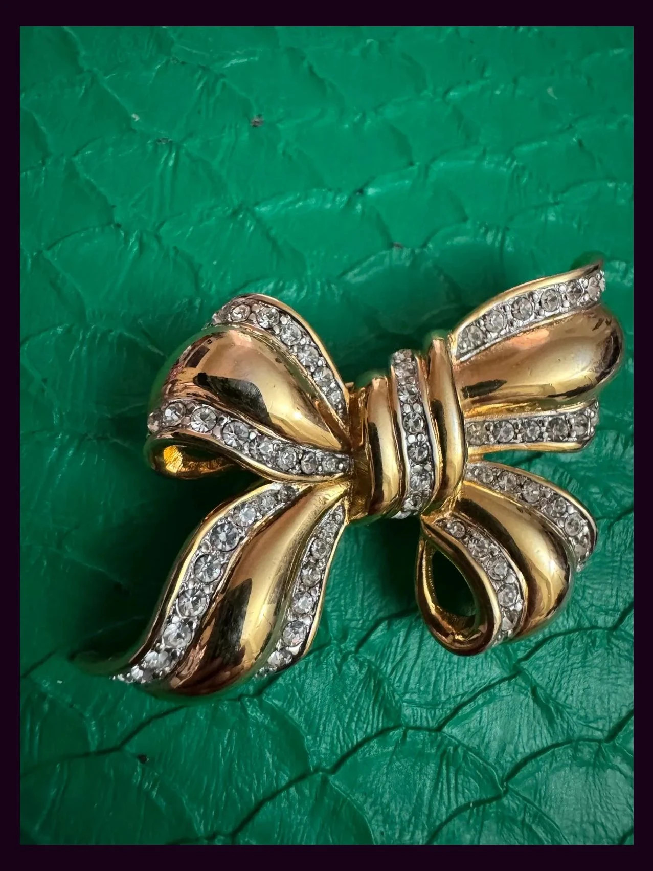 Broche vintage lazo baño oro 🦋 – Vintage 2