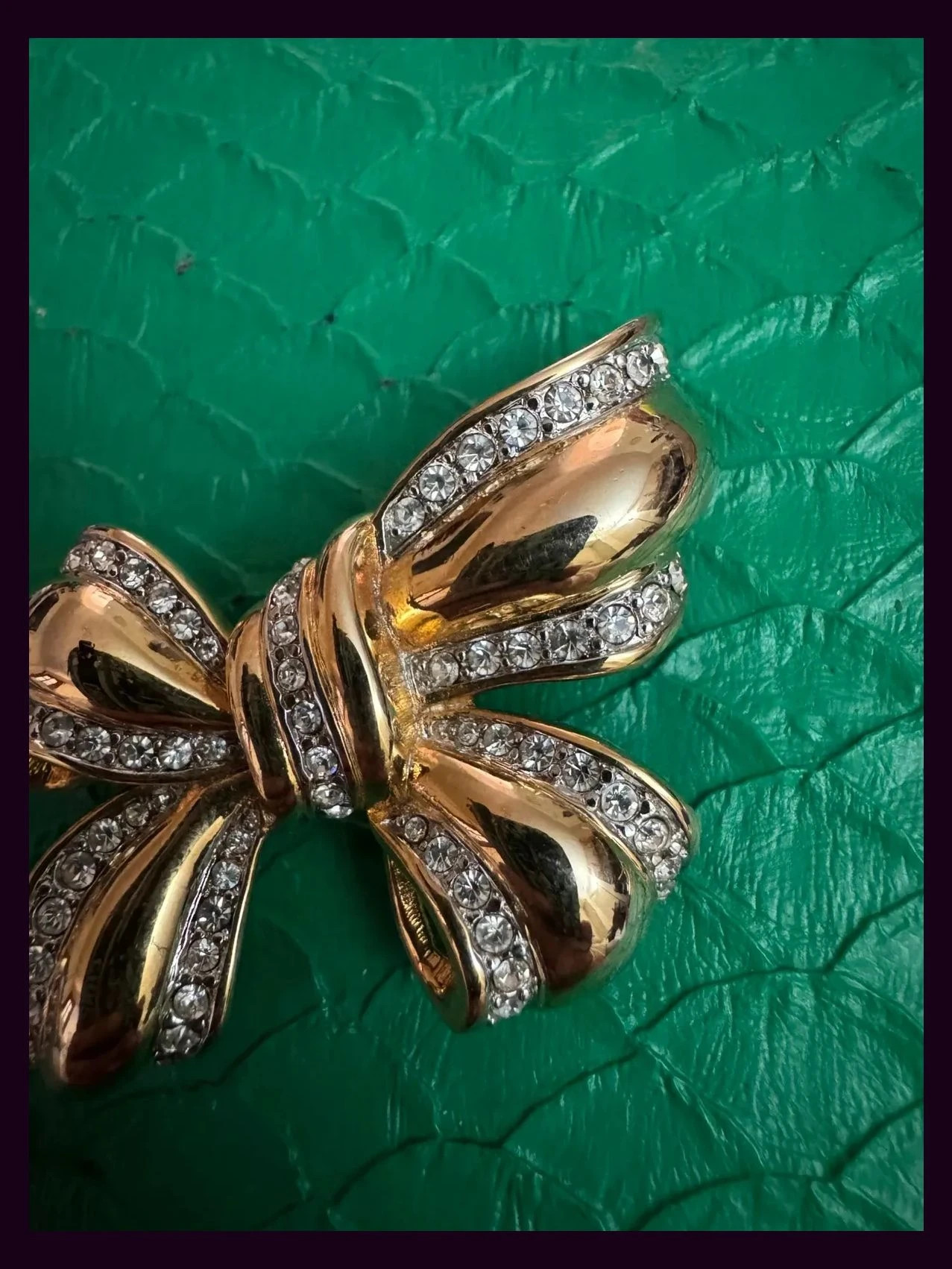 Broche vintage lazo baño oro 🦋 – Vintage 3