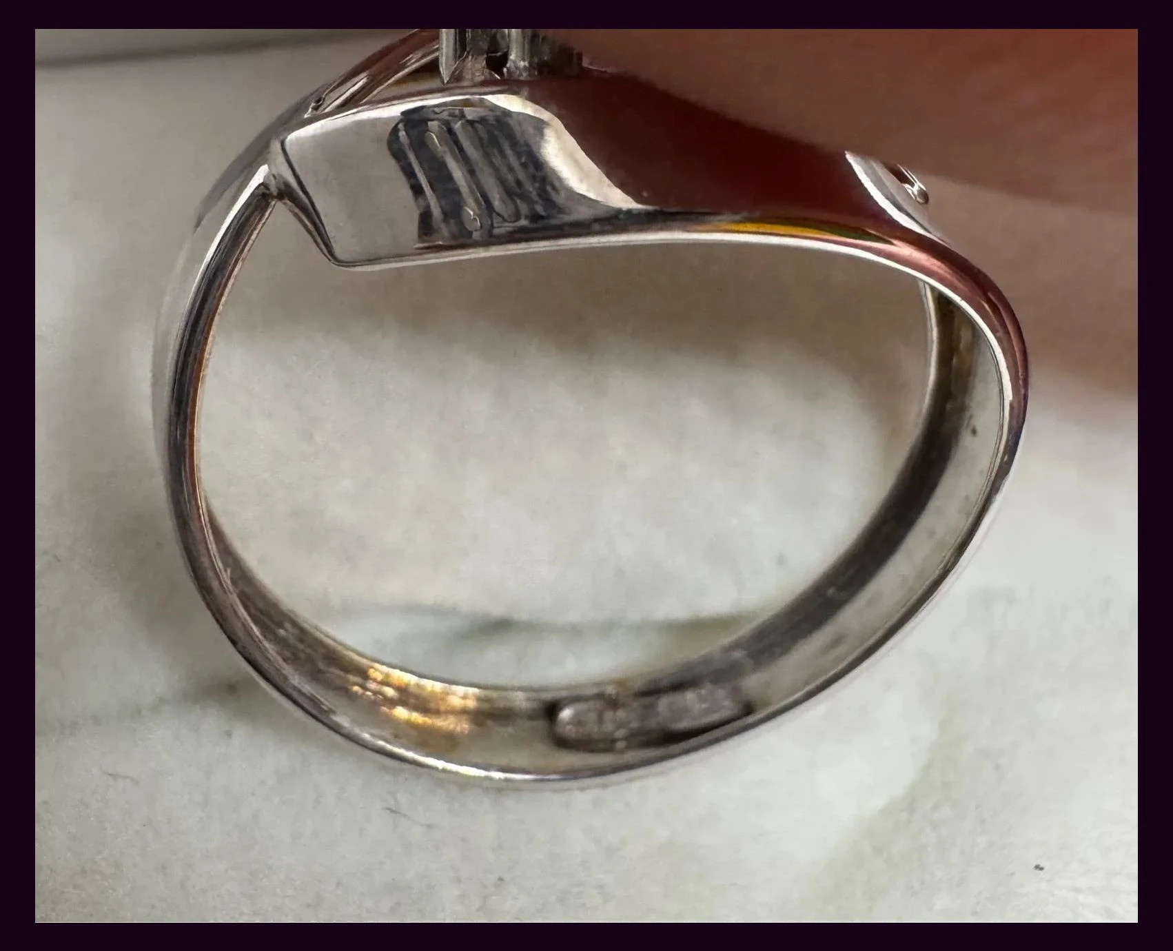 Anillo oro blanco 9kt con zirconita rosa 💍 Talla 18 (18,1 mm) – ORO – taille 18,1 mm 4