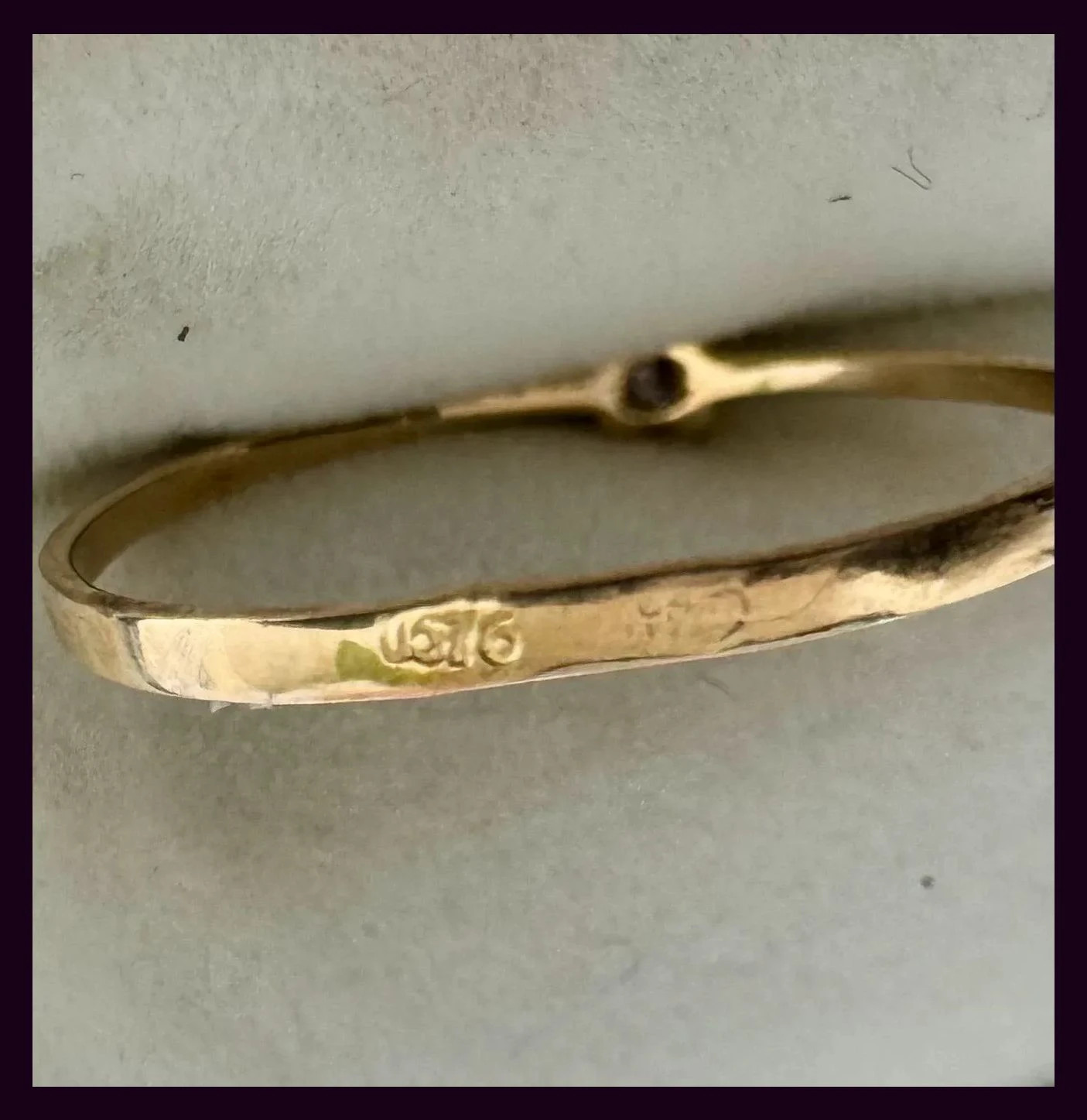 Anillo solitario con diamante, oro 9kt , 375 ,se envía con caja y certificado 🦋 – ORO – taille 17,7 mm 5