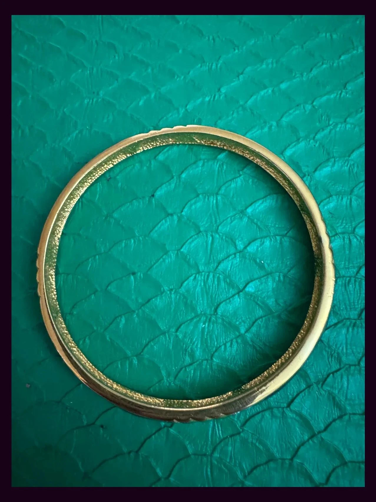 Brazalete vintage baño oro con esmaltado 🦋 – Vintage 3