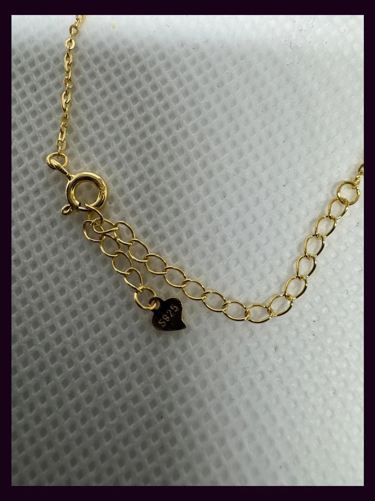 Collar plata 925 bañando oro 🦋 – Plata de Ley 3