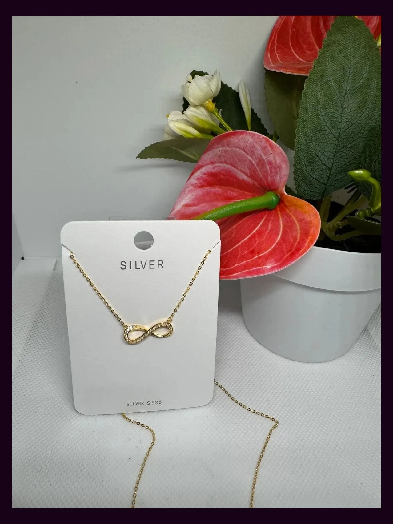 Collar plata 925 bañando oro 🦋 – Plata de Ley 2