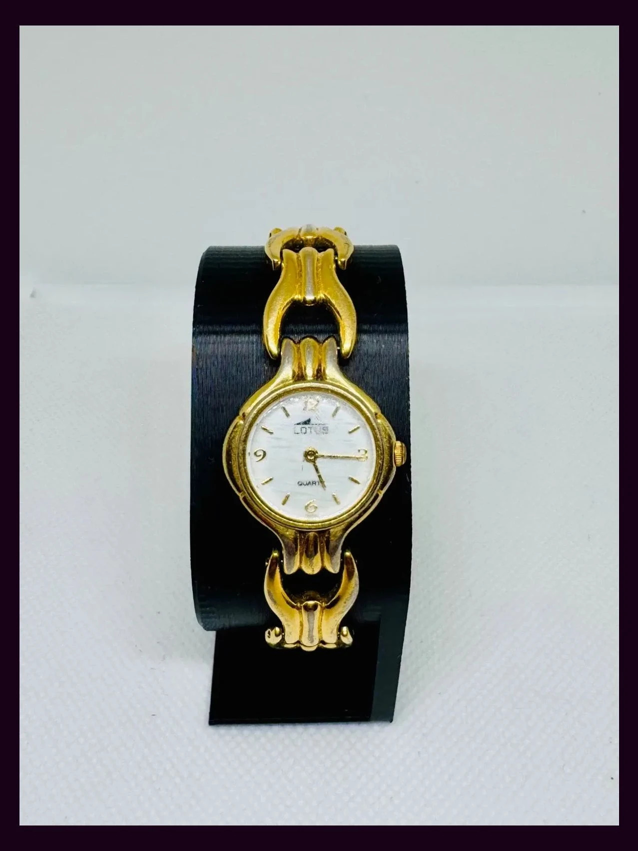 Reloj chapado oro vintage de marca lotus 🦋