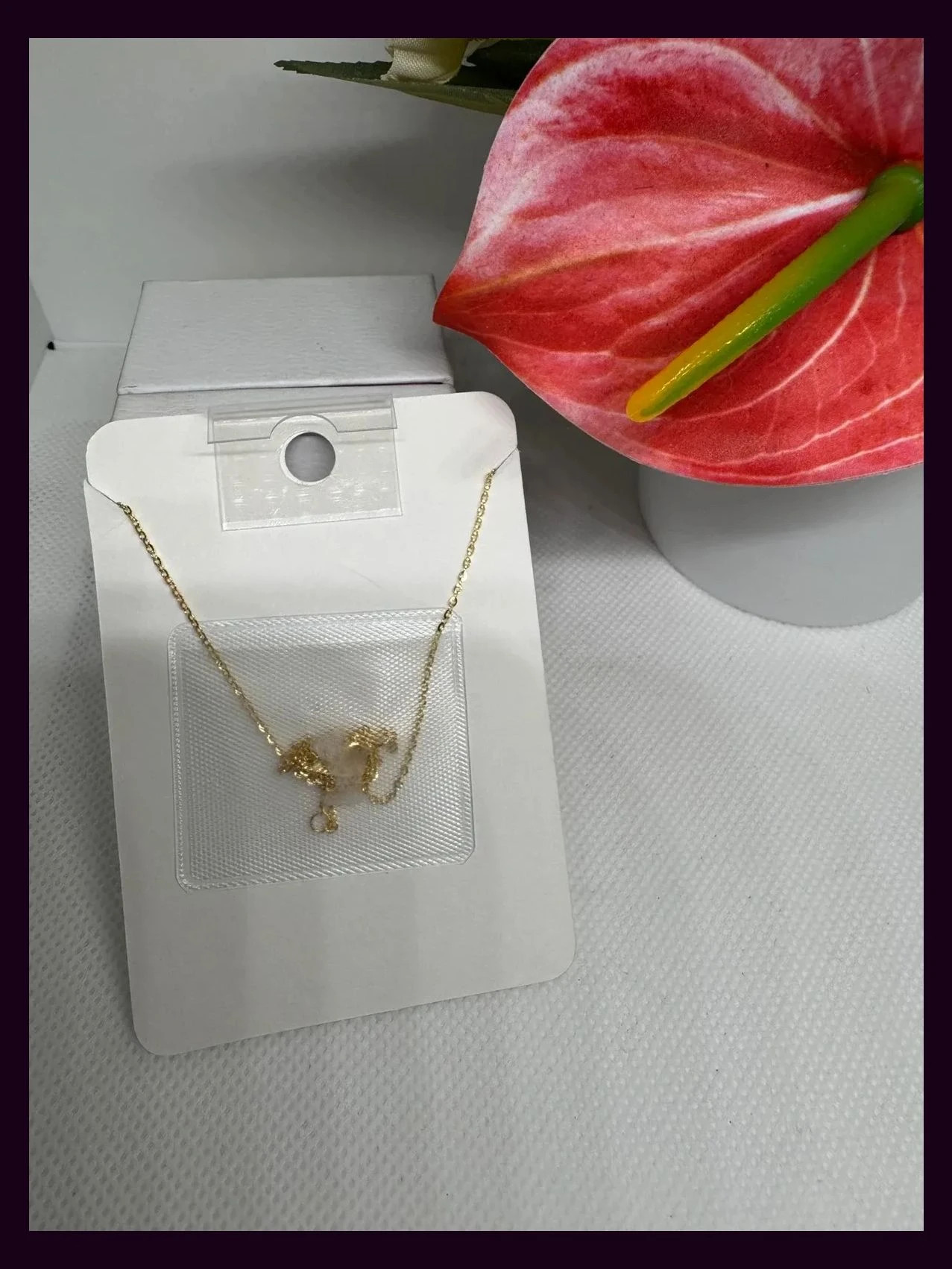 Collar plata 925 bañada oro , ideal para regalo , envío con caja de regalo y certificado 🦋 – Plata 5