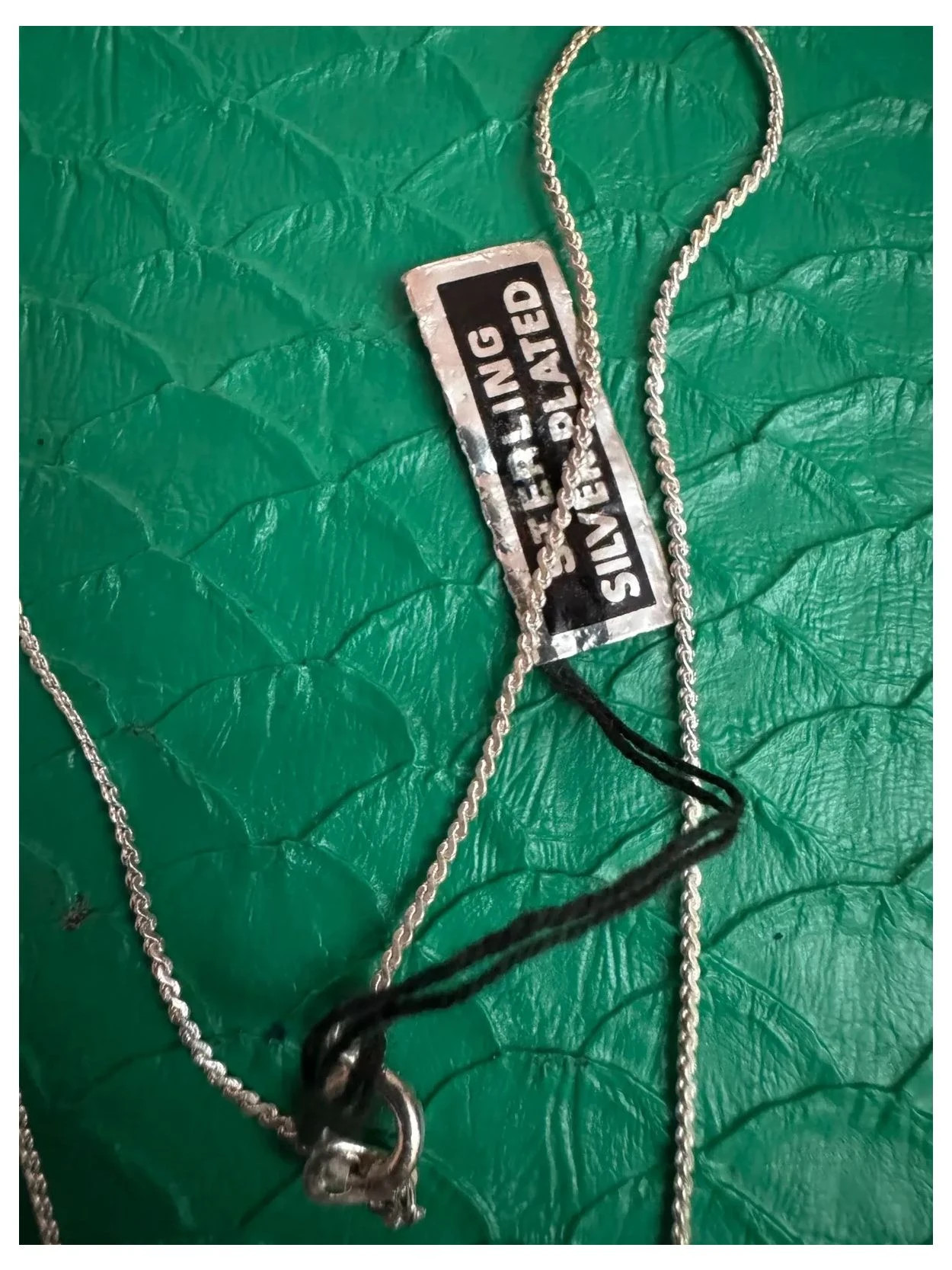 Collar vintage baño plata 🦋 – Vintage 3