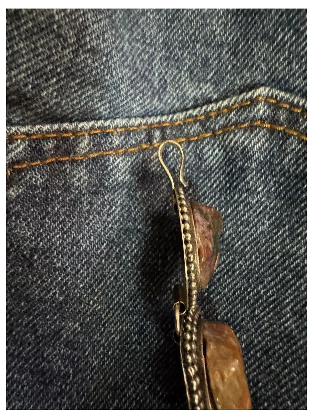 Pulsera vintage de alpaca y piedras naturales 🦋 – Vintage Dressing 5
