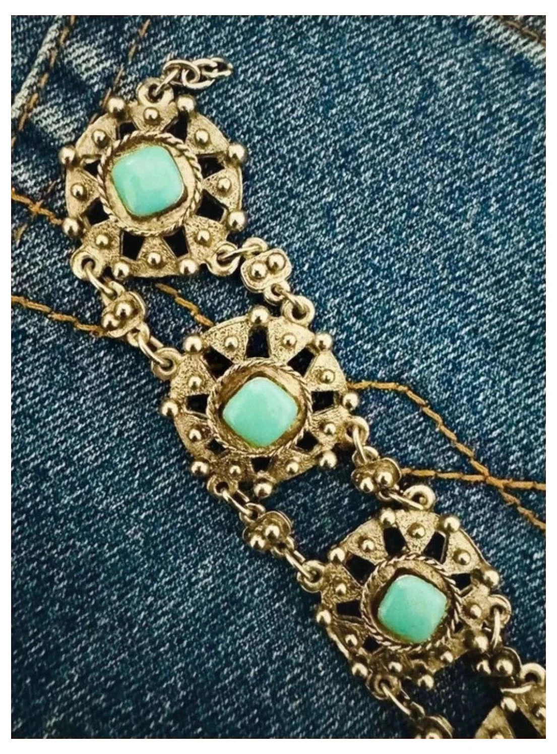 Pulsera vintage plateada de alpaca 🦋 – Vintage Dressing 2