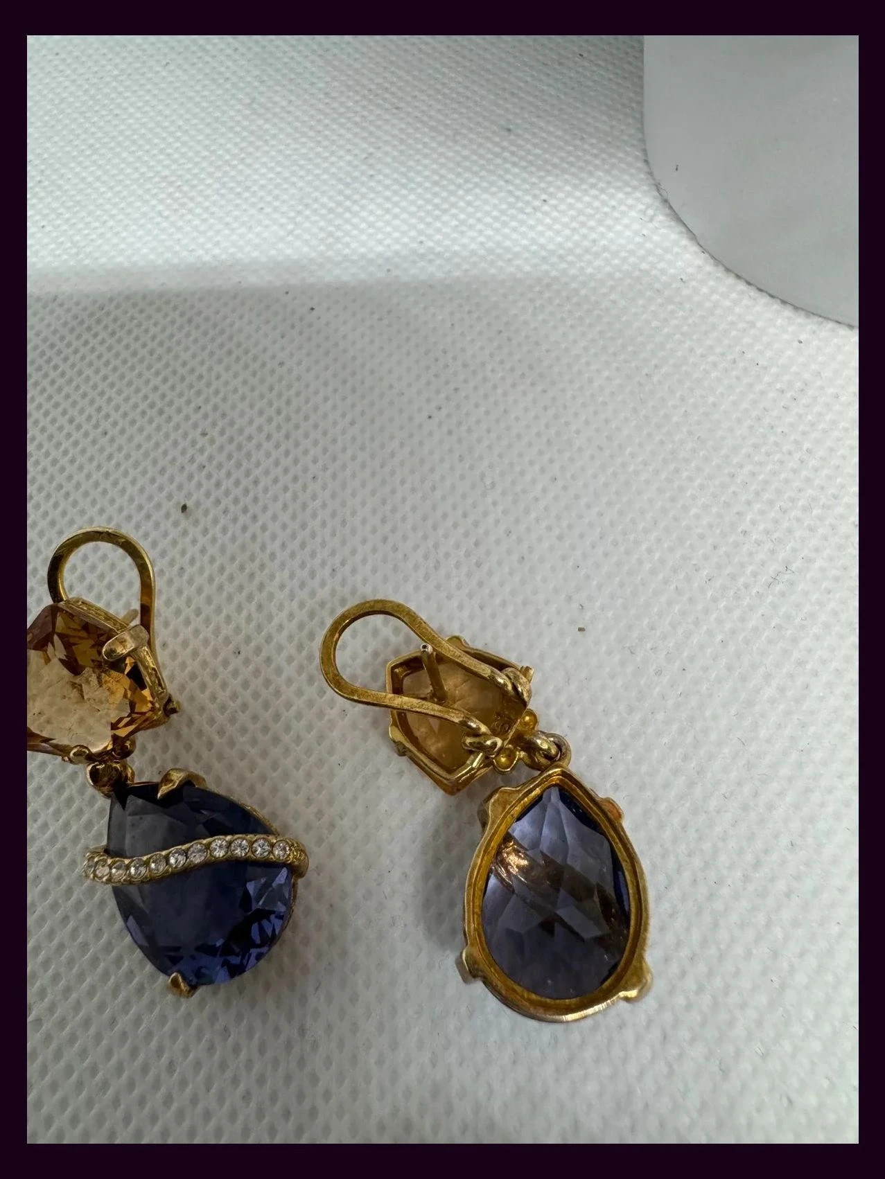 Pendientes dorados Swarovski 🦋 – Swarovski 5