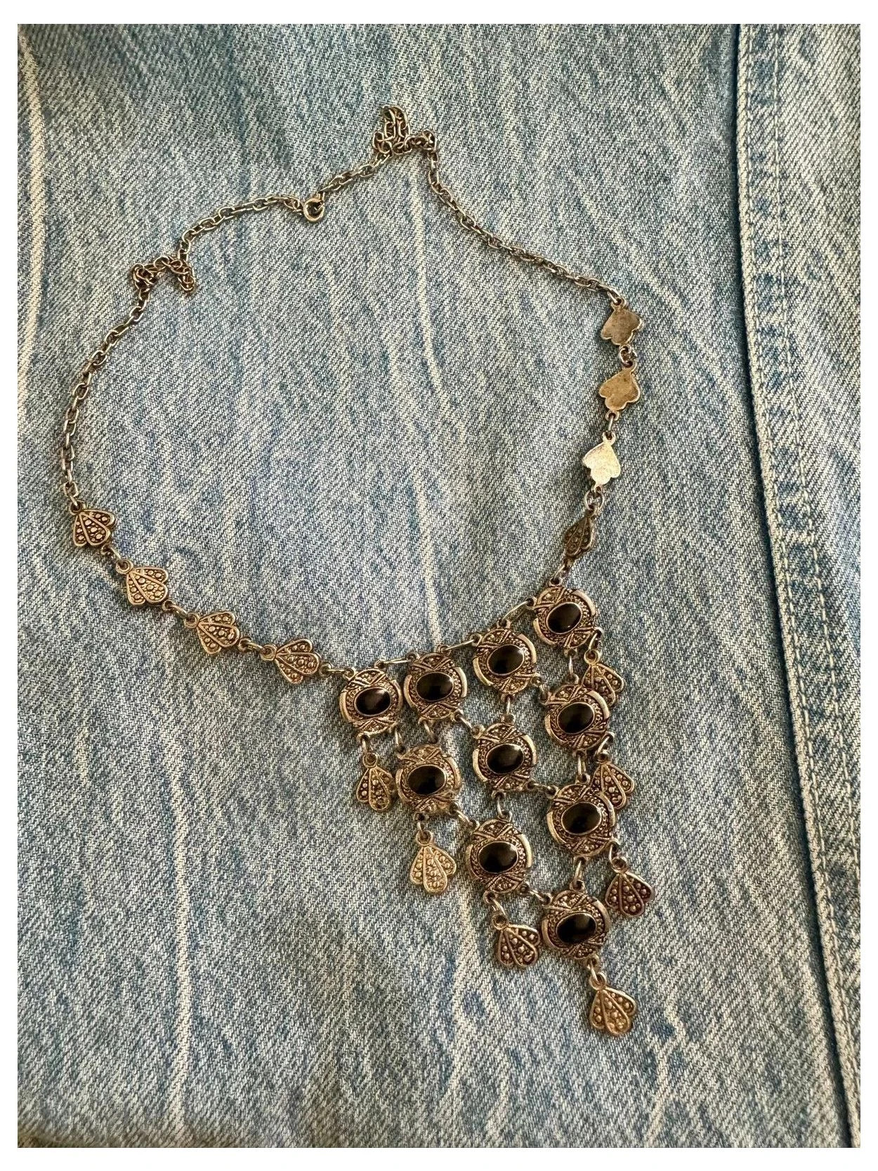 Collar vintage de alpaca 🦋