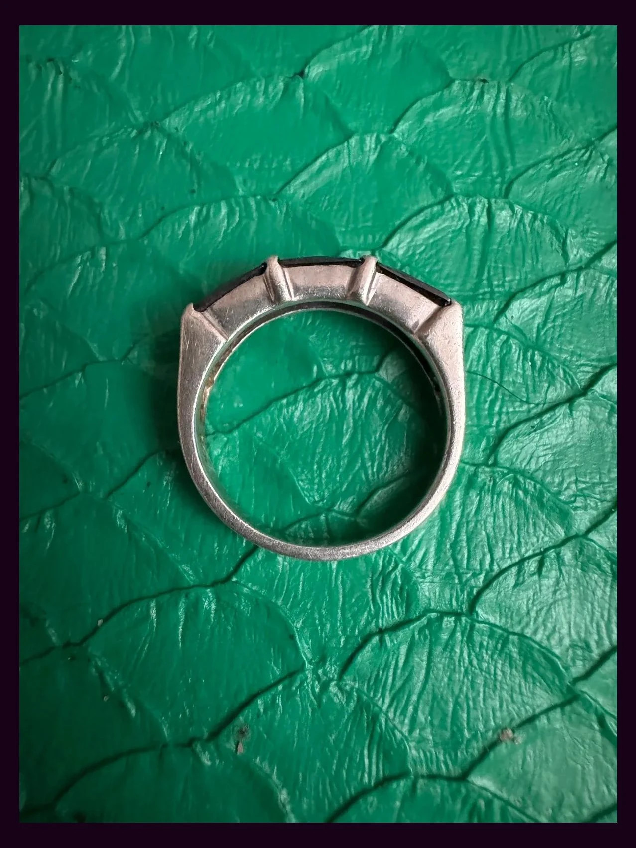 Anillo plata 925 con piedras amatistas 🦋 – Plata – taille 15,7 mm 3