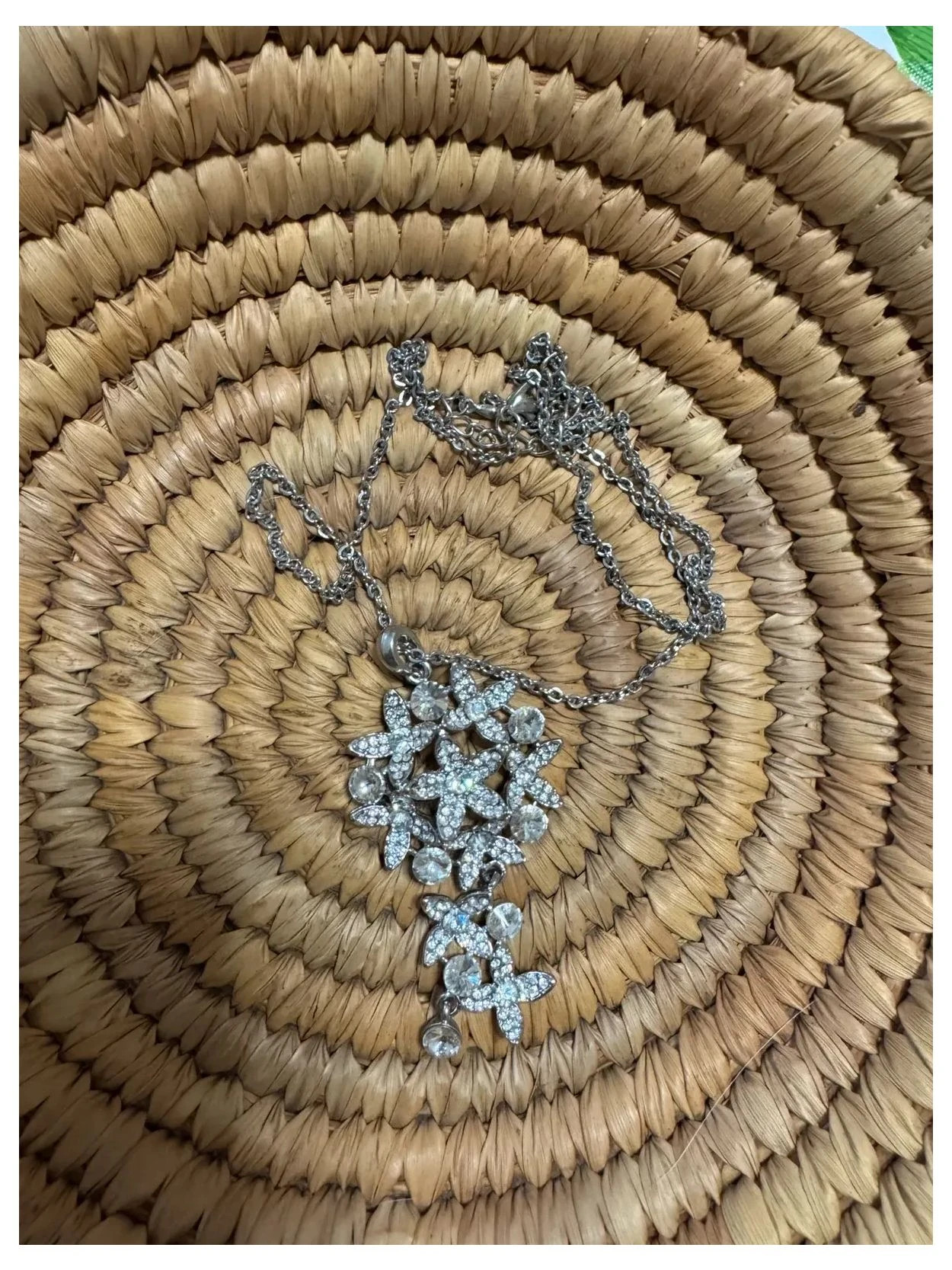 Collar acero inoxidable colgante flores 🦋 – Acero 5