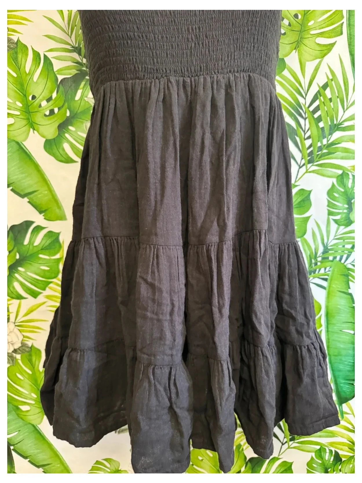 Vestido verano mini de algodón 🦋 – Zara – taille XS / 34 / 6 3