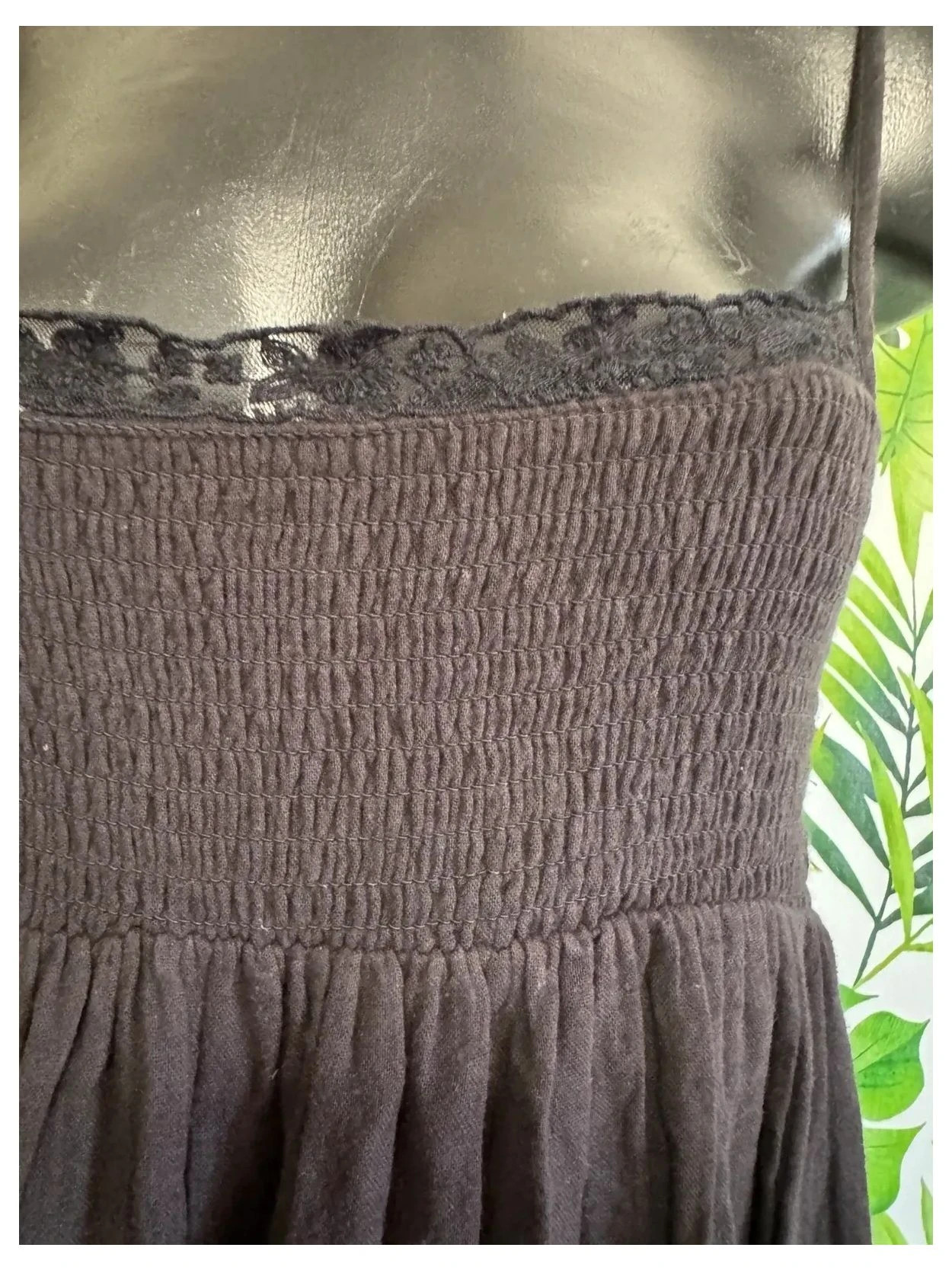Vestido verano mini de algodón 🦋 – Zara – taille XS / 34 / 6 5