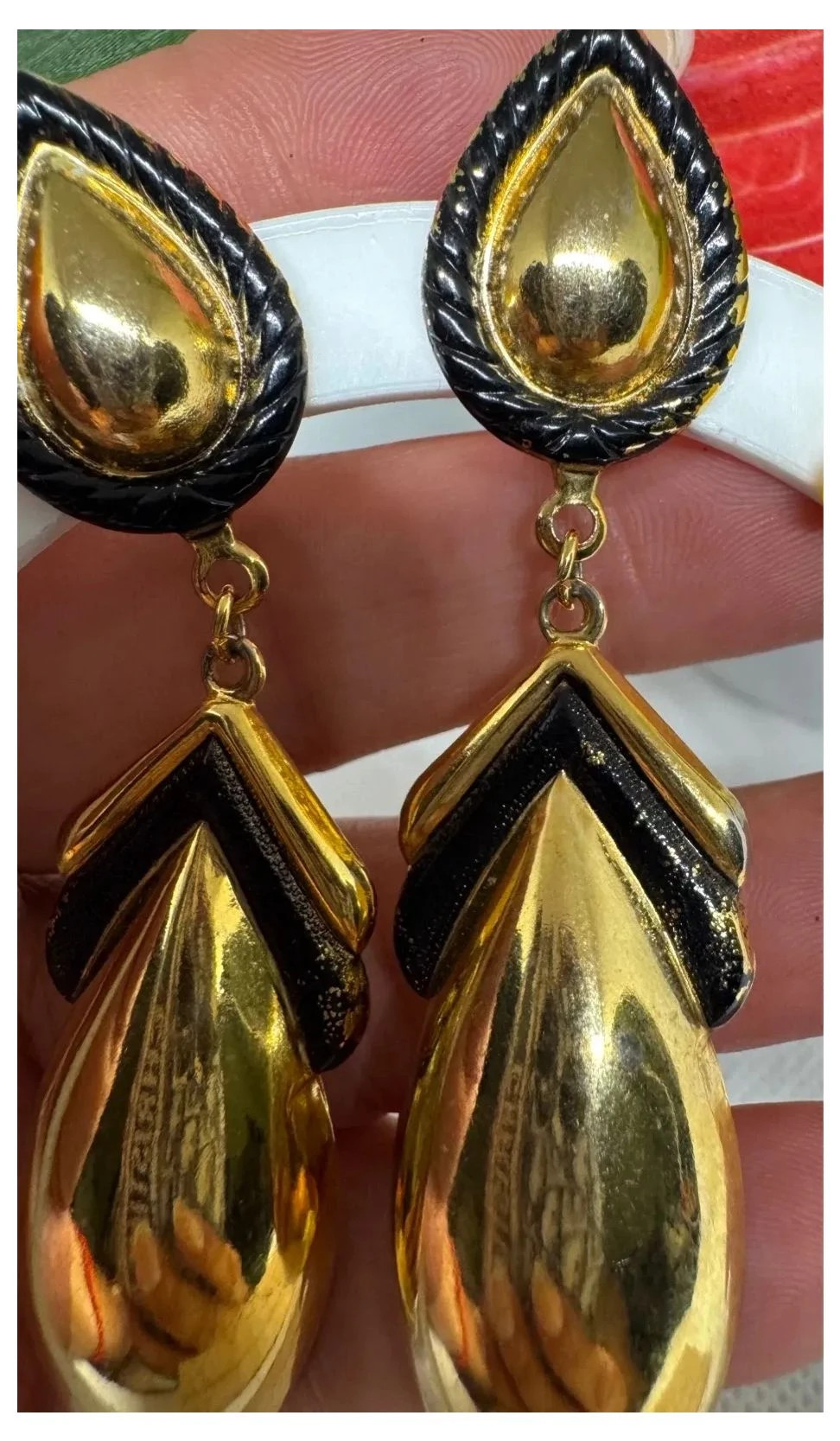 Pendientes dorados Clíp vintage 🦋 – Vintage 3