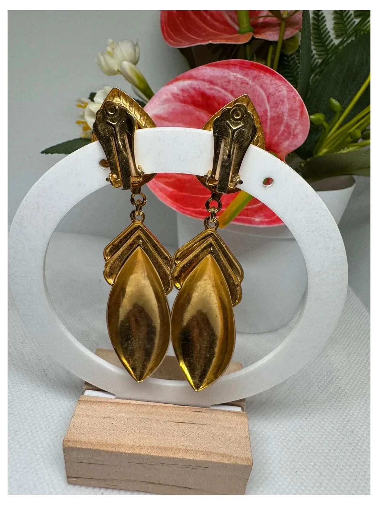 Pendientes dorados Clíp vintage 🦋 – Vintage 4