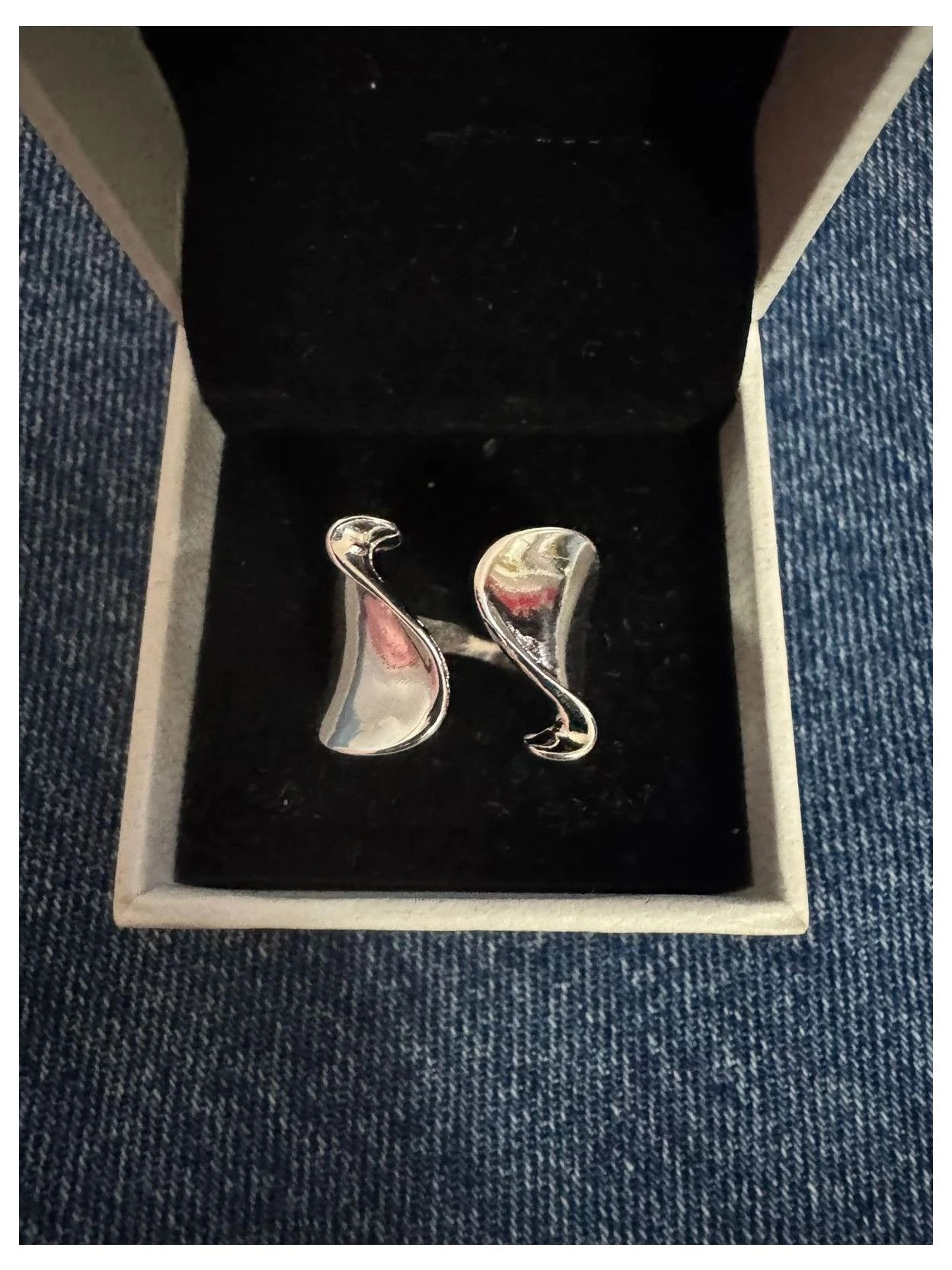 Anillo plata 925 🦋 – Plata – taille Ajustable 3