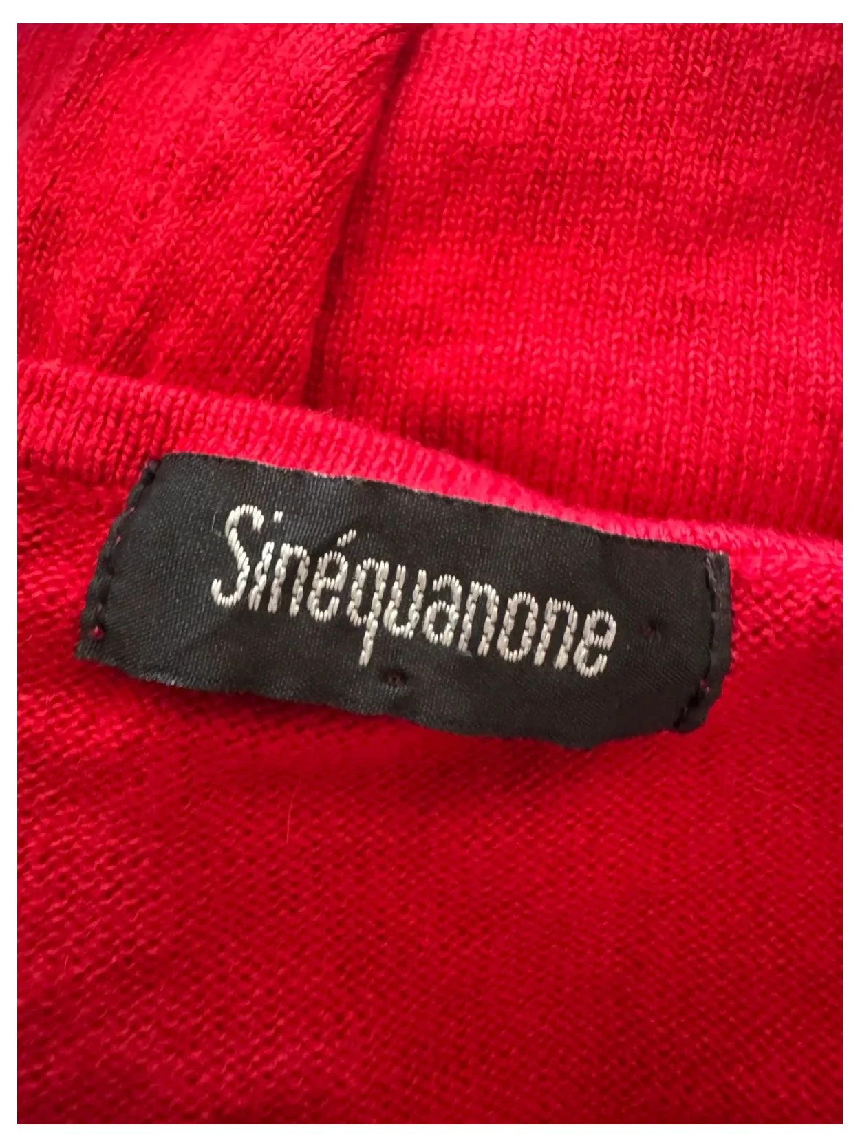 Blusa punto color rojo 🦋 – Sinéquanone – taille S / 36 / 8 4