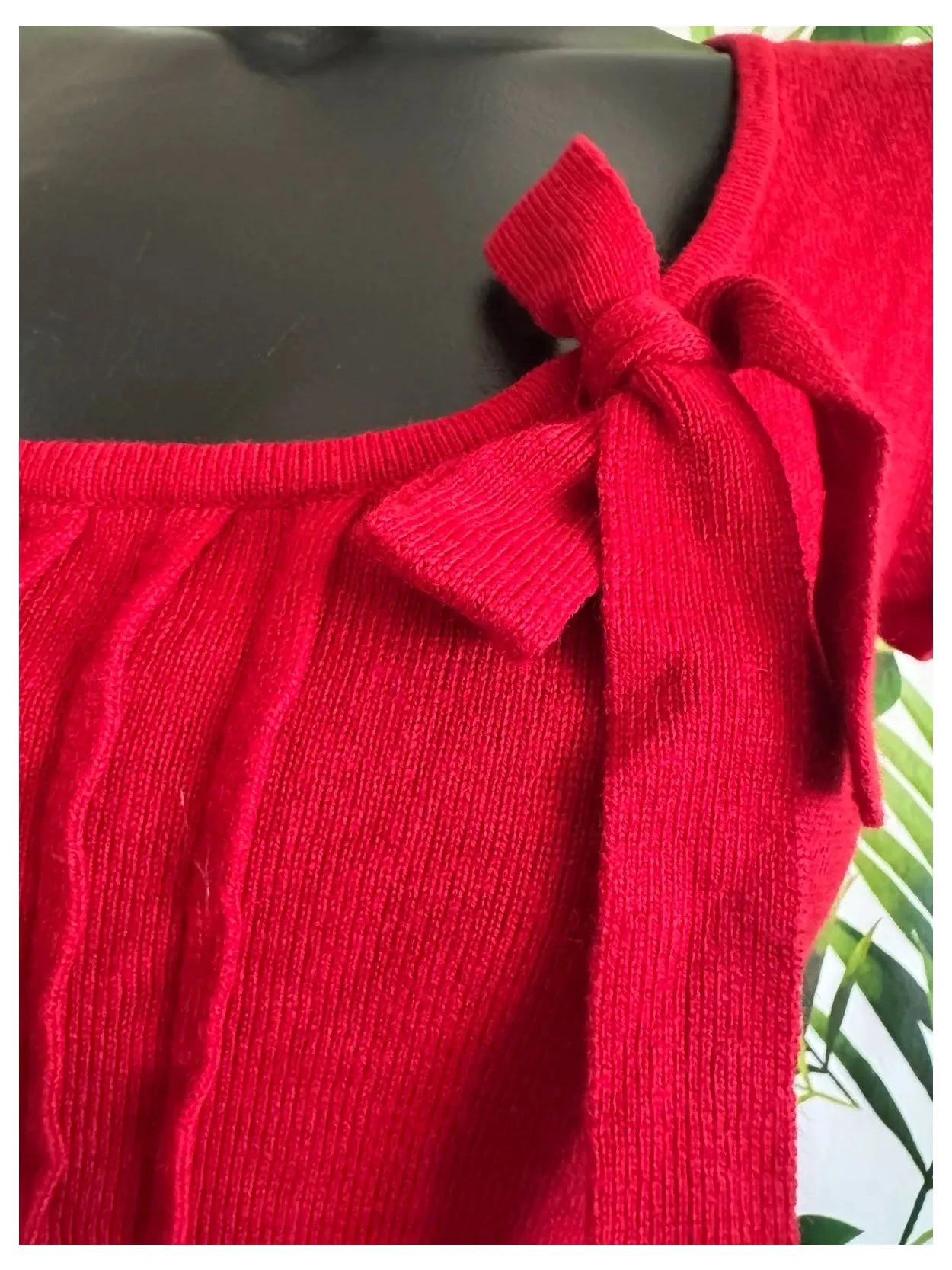 Blusa punto color rojo 🦋 – Sinéquanone – taille S / 36 / 8 3