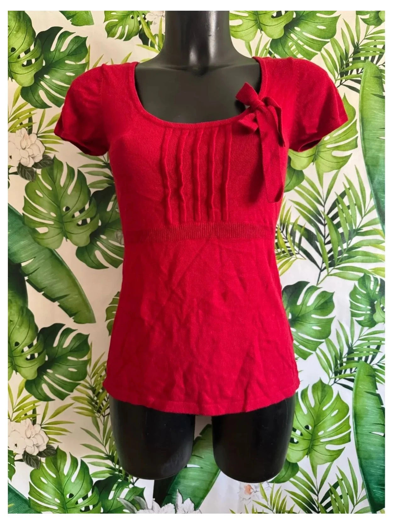 Blusa punto color rojo 🦋
