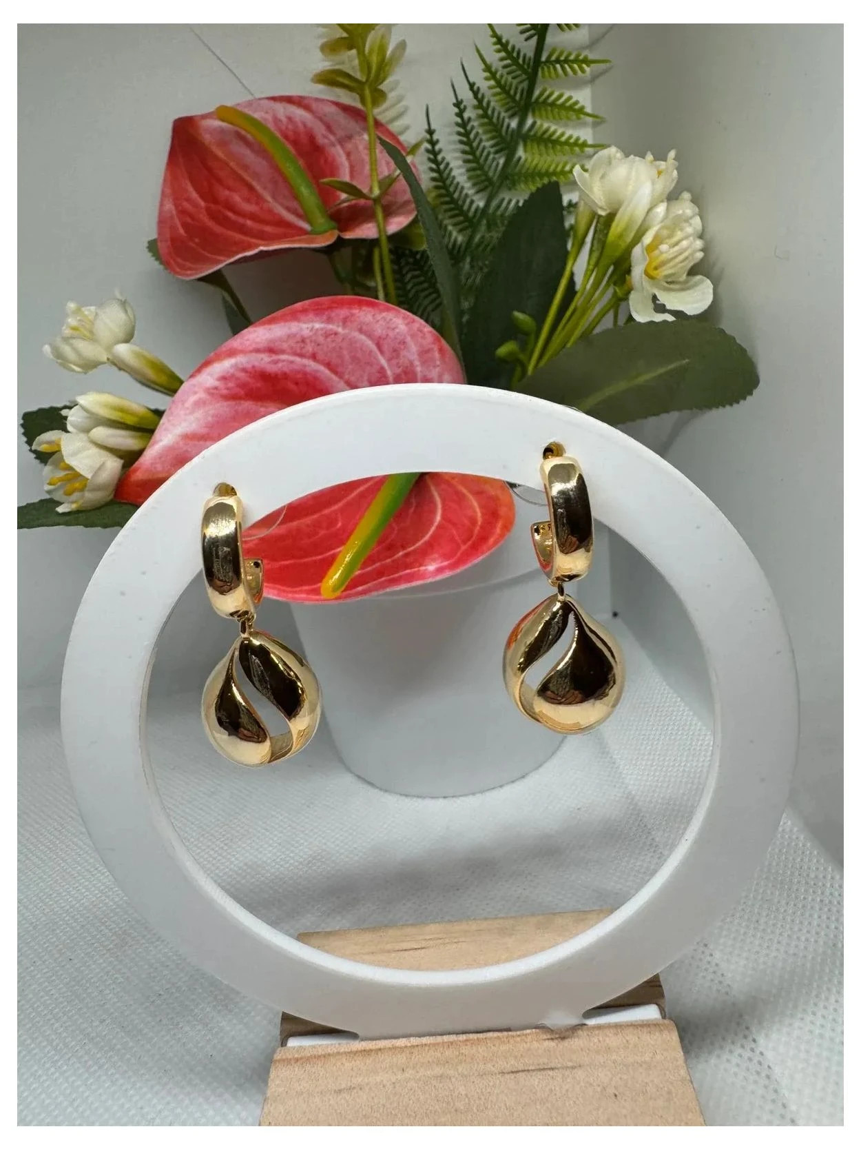 Pendientes dorados acero 🦋 – Acero 2