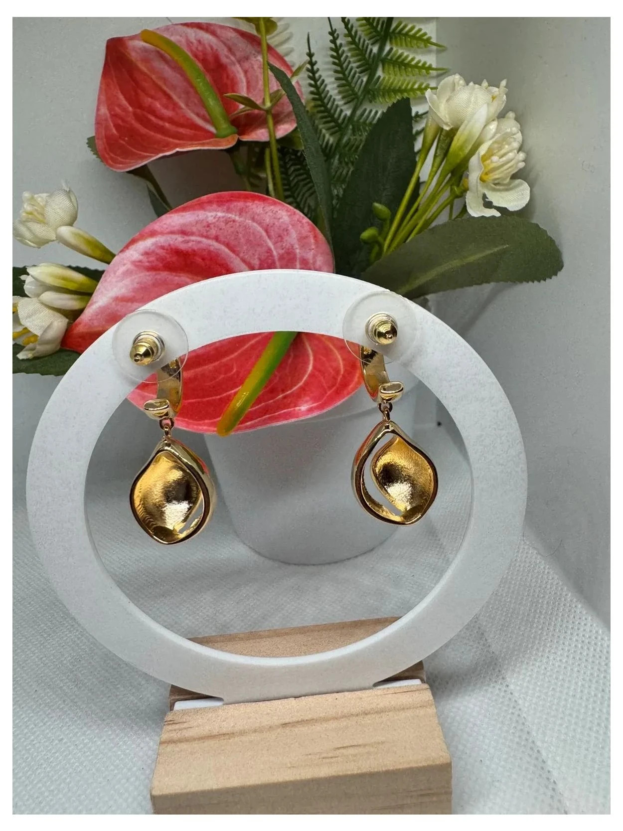 Pendientes dorados acero 🦋 – Acero 3