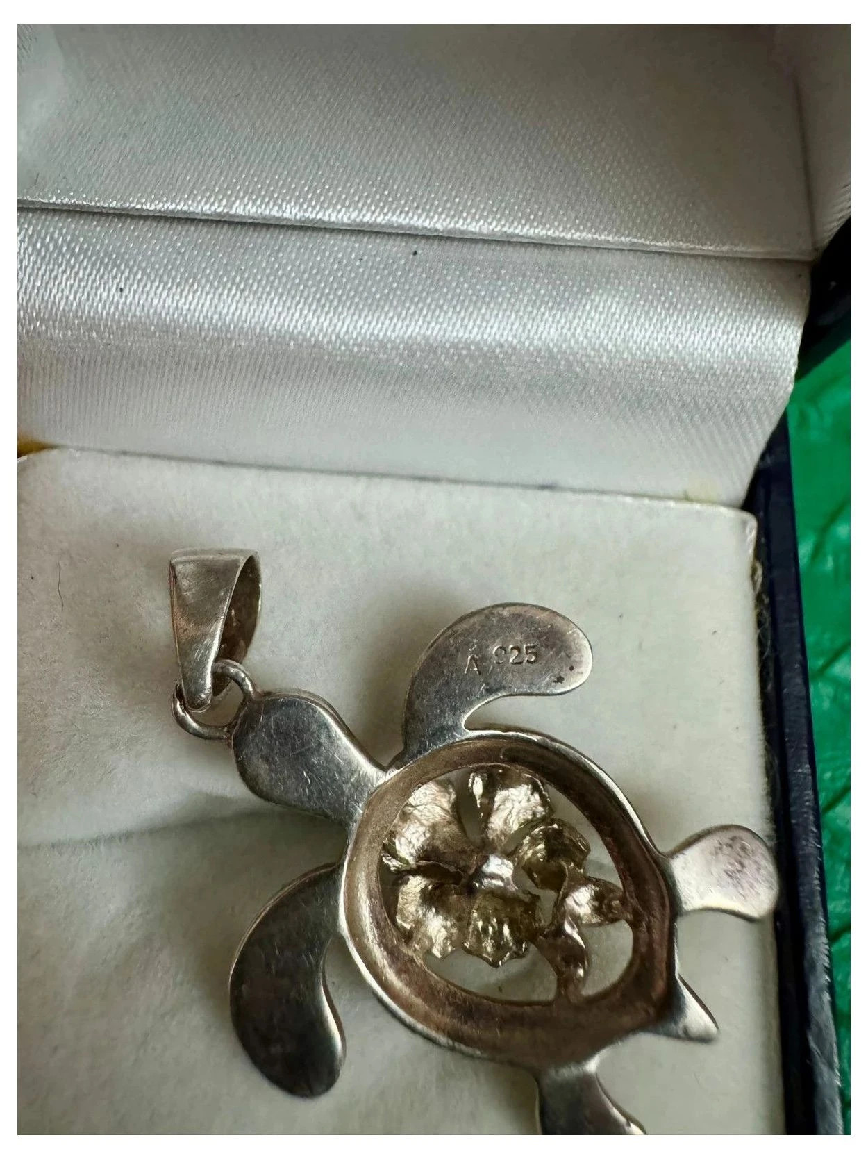 Colgante tortuga de plata 925 vintage 🦋 – Vintage Dressing 4