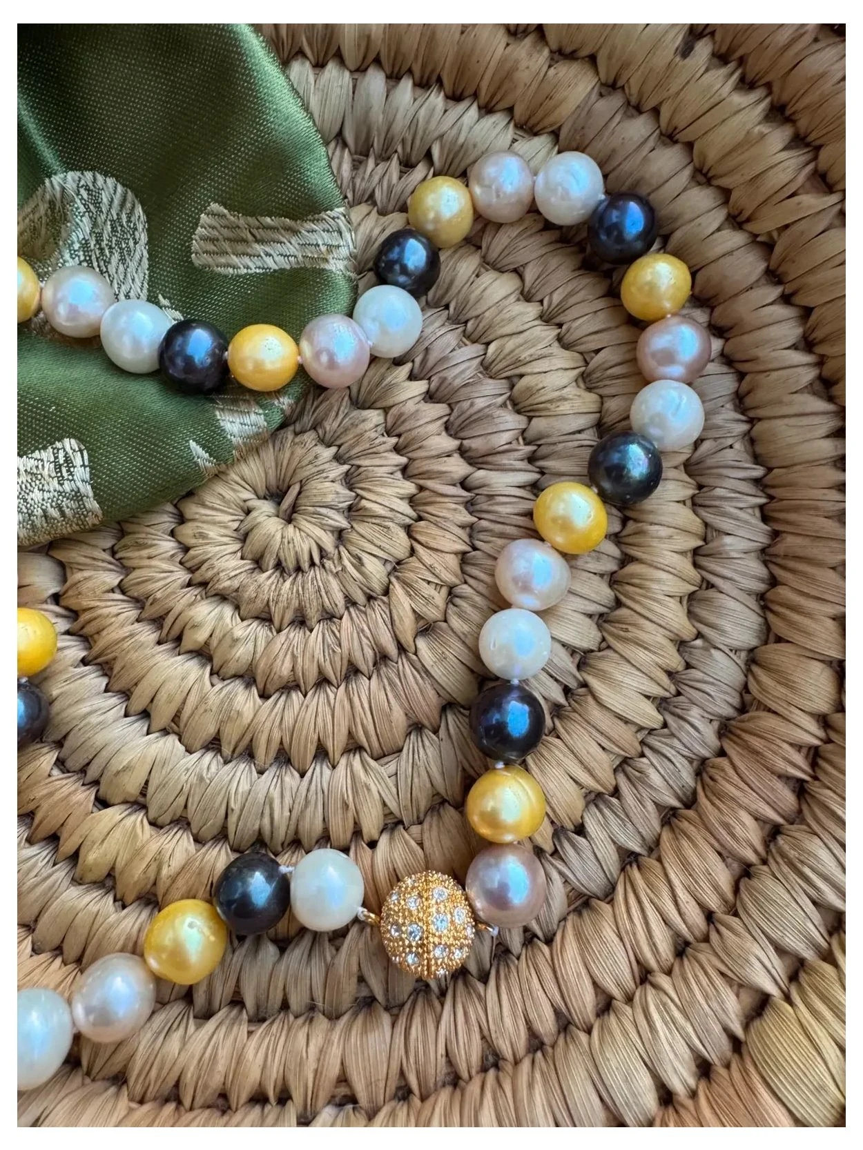 Collar perlas naturales cultivadas en agua dulce , vintage 🦋 – Vintage 2