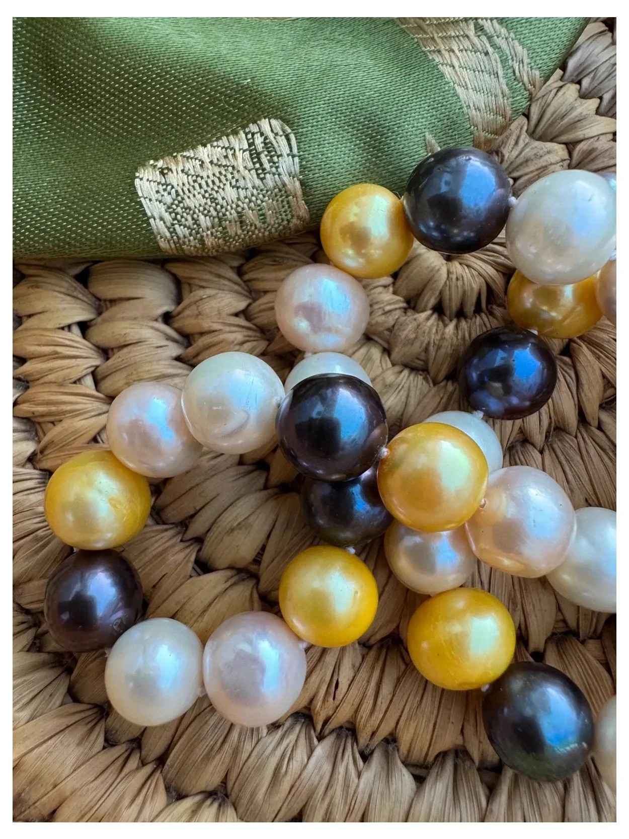 Collar perlas naturales cultivadas en agua dulce , vintage 🦋 – Vintage 4