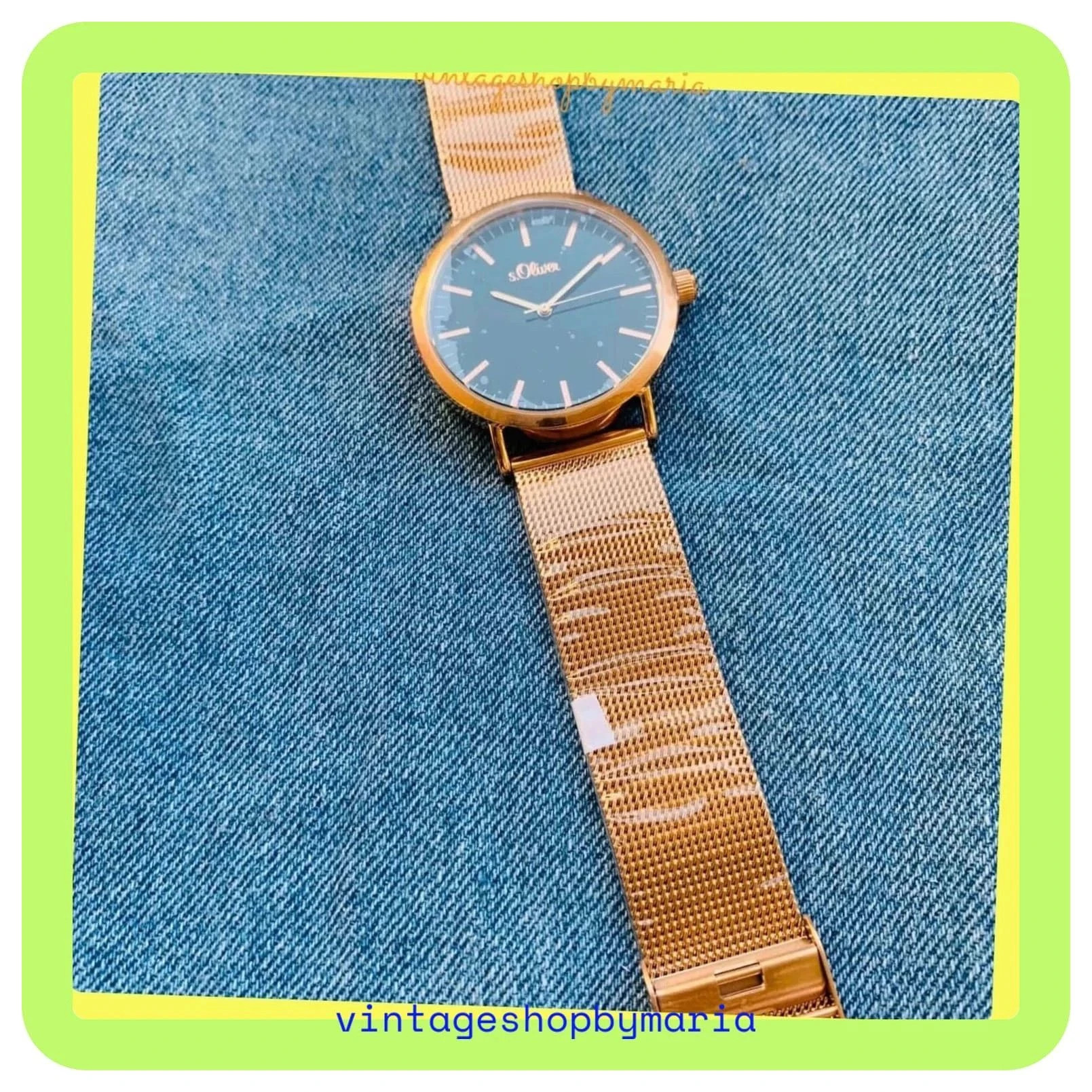 Reloj dorado marca Oliver 🦋 – s.Oliver – taille Taille unique 4