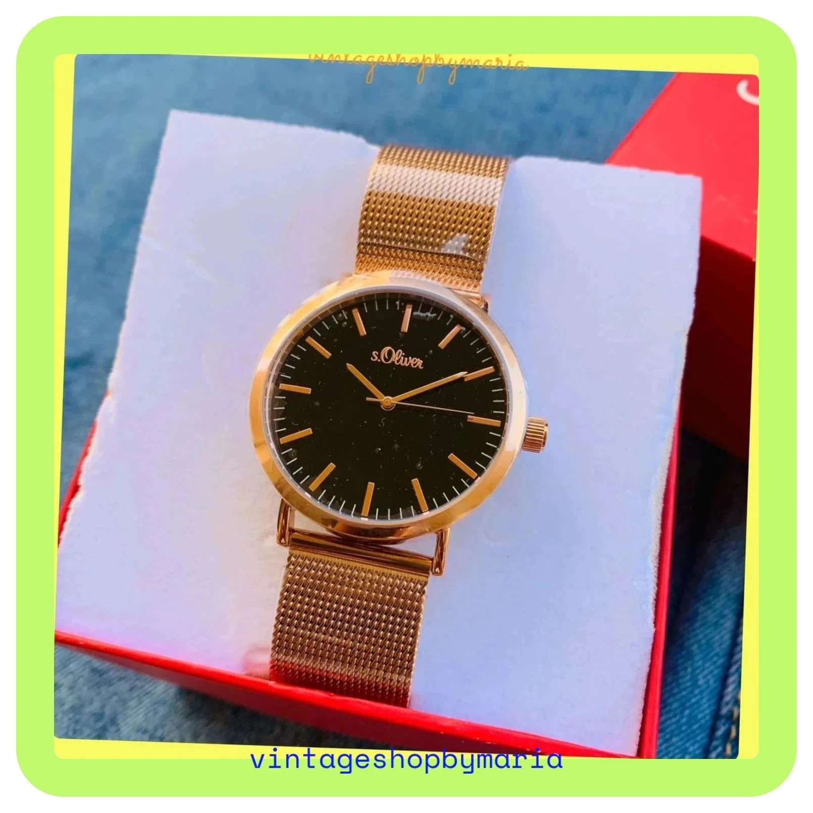Reloj dorado marca Oliver 🦋 – s.Oliver – taille Taille unique 2